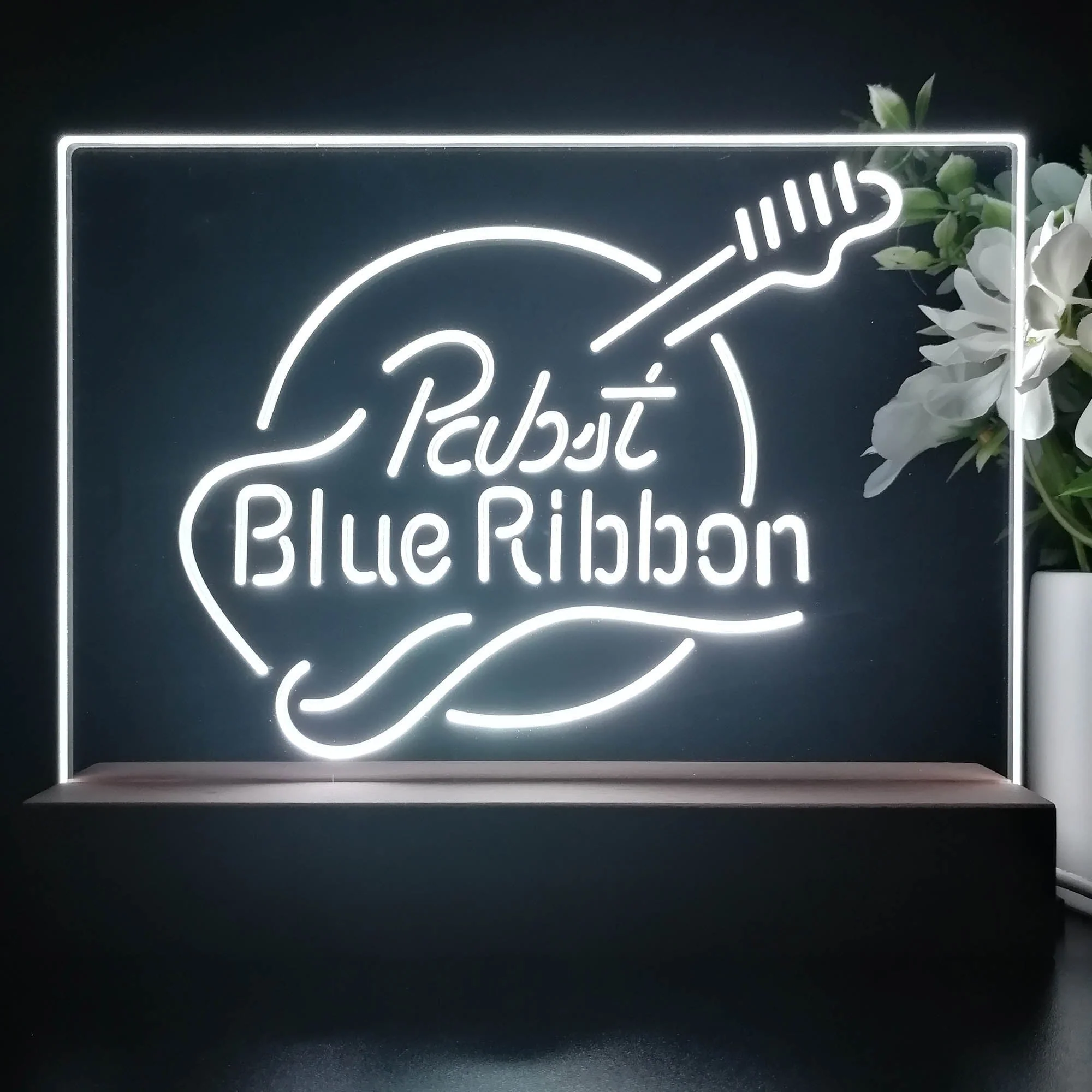 Pabst Blue Ribbon Neon Sign Pub Bar Lamp - Image 2