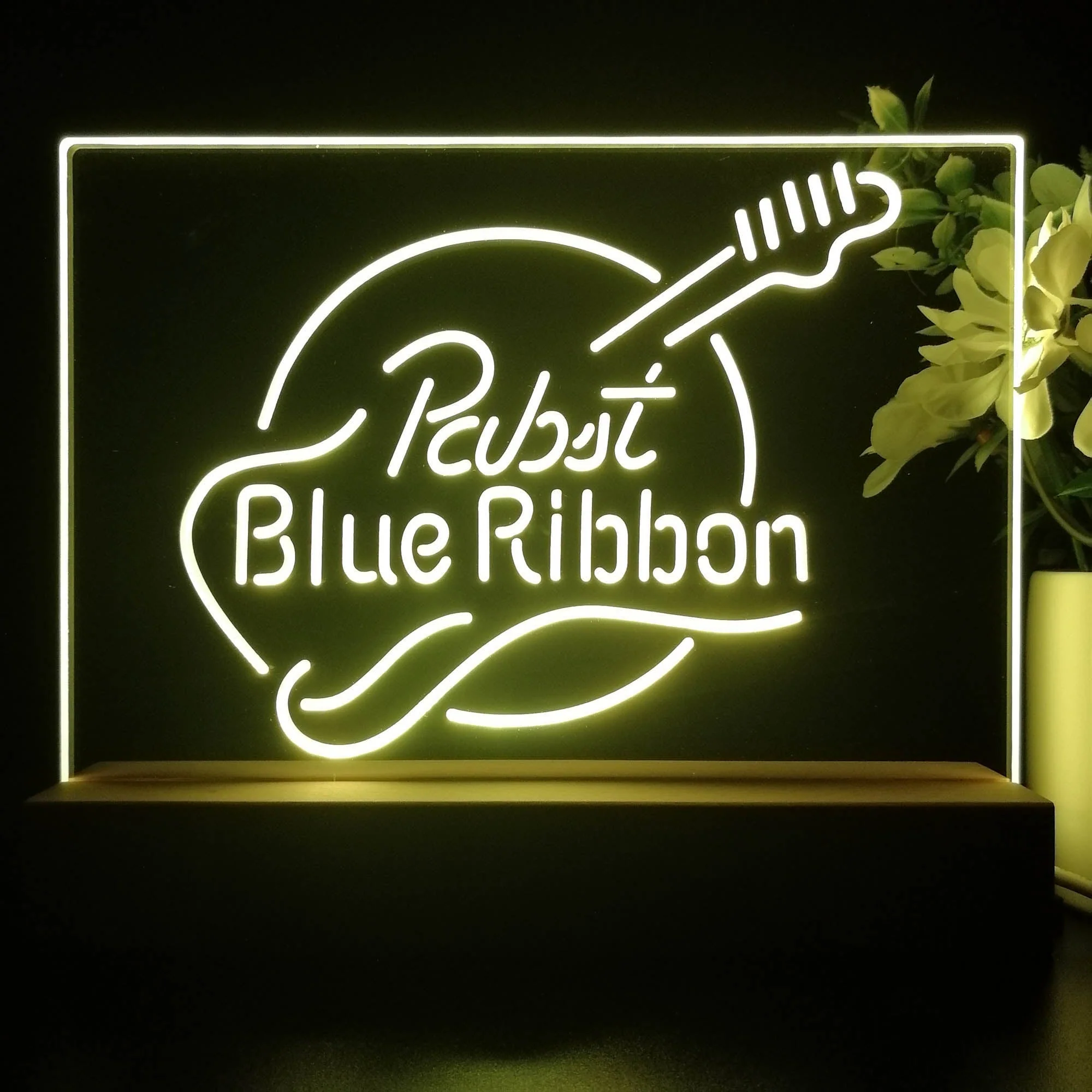 Pabst Blue Ribbon Neon Sign Pub Bar Lamp - Image 3