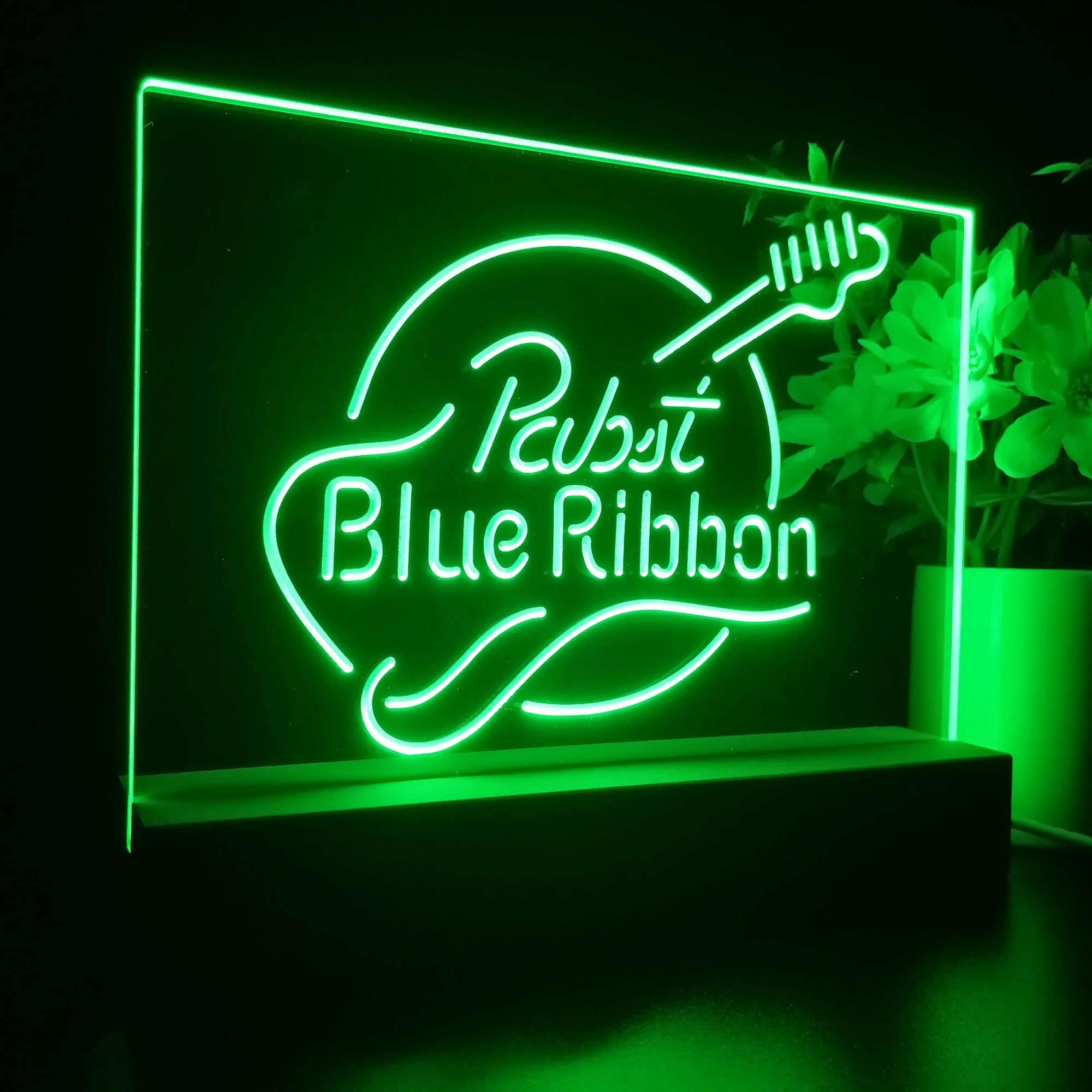 Pabst Blue Ribbon Neon Sign Pub Bar Lamp - Image 6