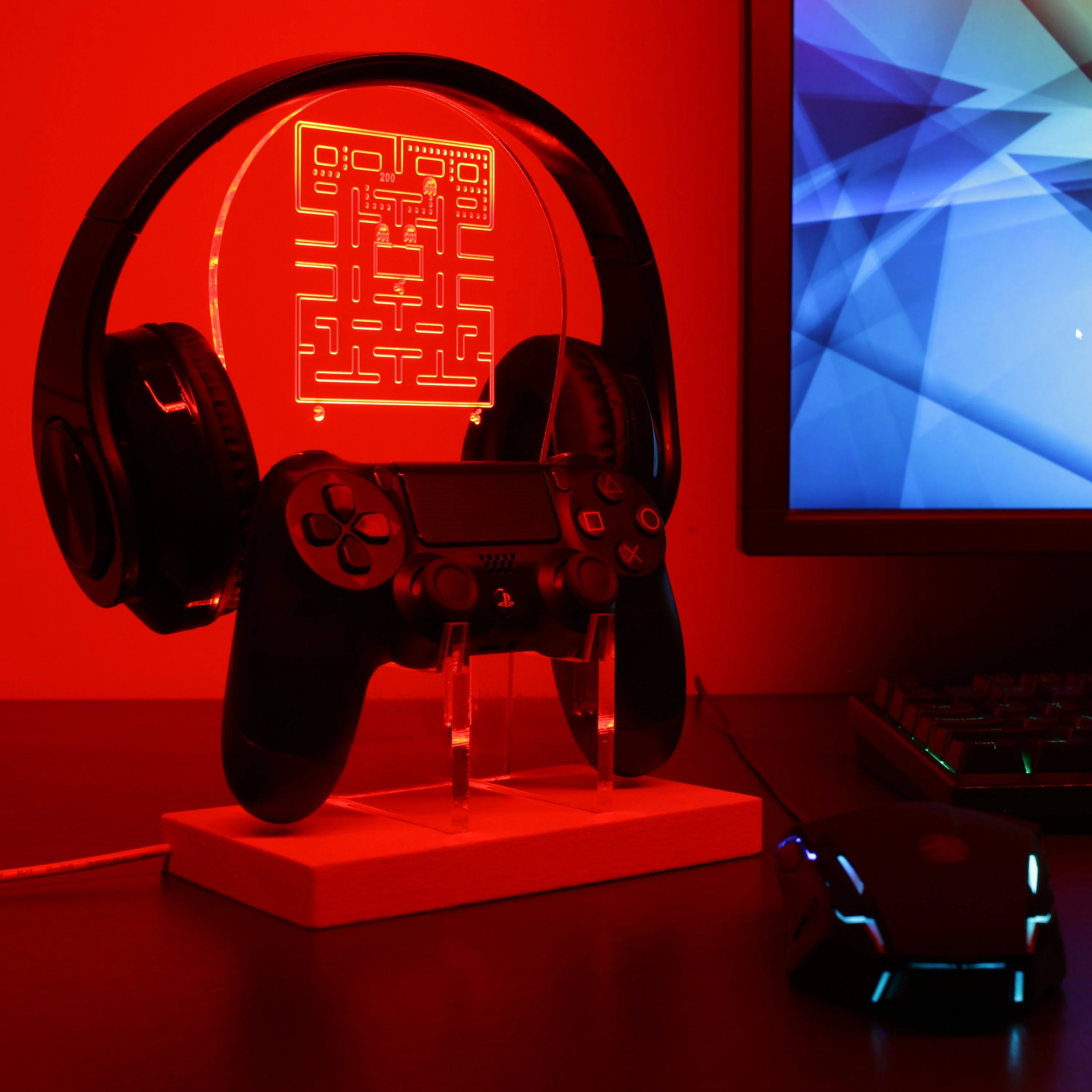 PAC-MAN LED Gaming Headset Controller Stand - Image 4