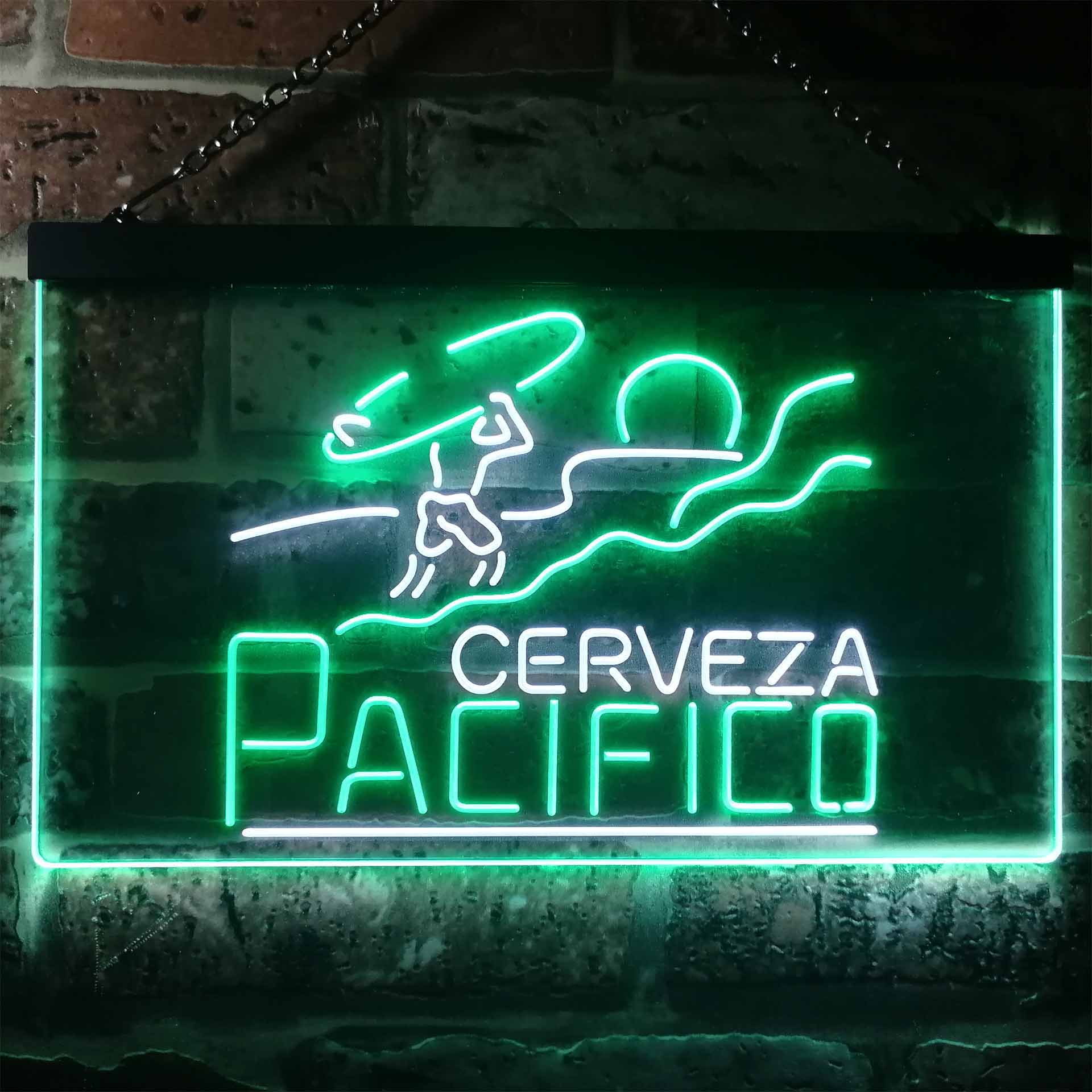 Pacifico Clara Mexican Cerveza Home Bar Neon Light LED Sign - Image 10