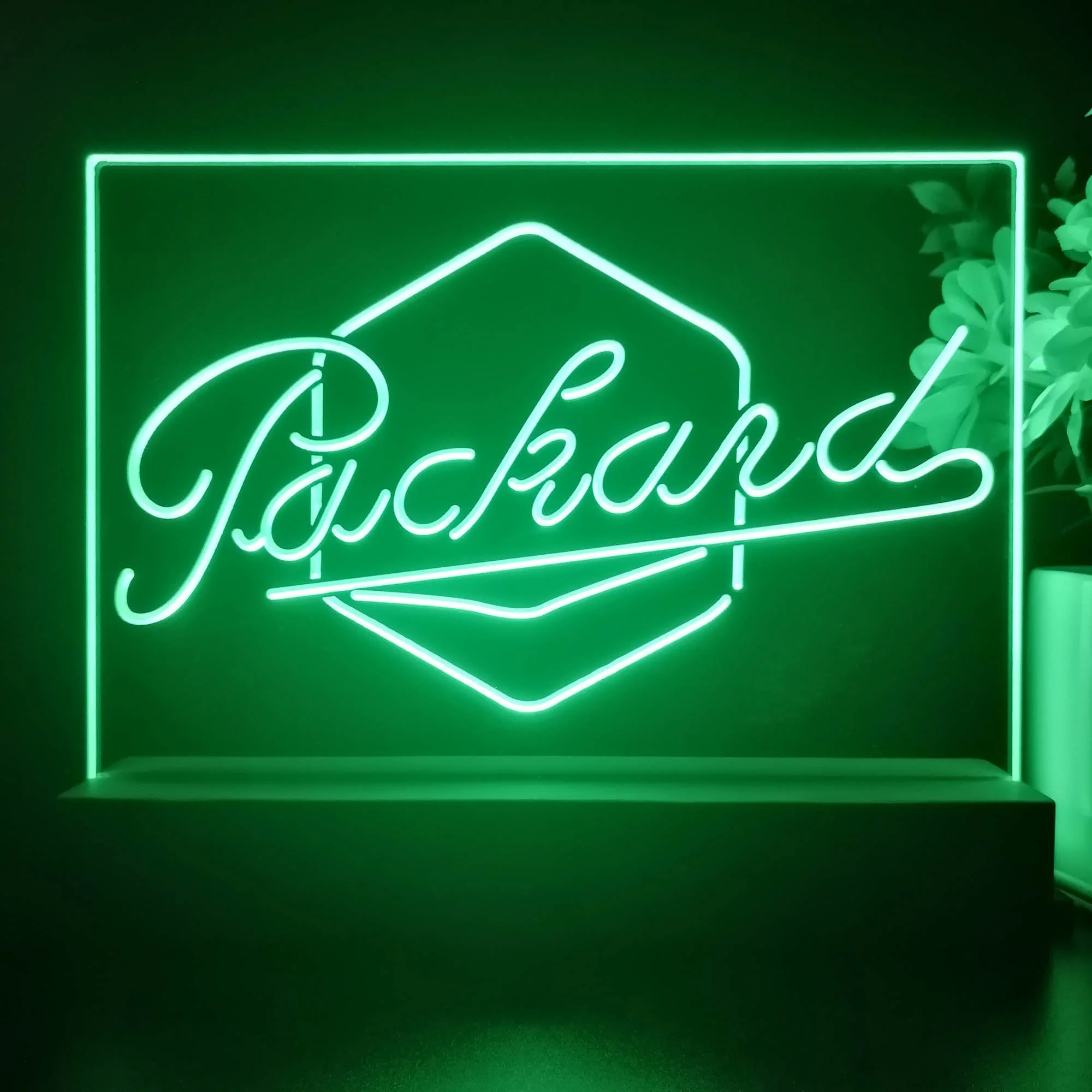 Packard Auto 3D Illusion Night Light Desk Lamp - Image 2