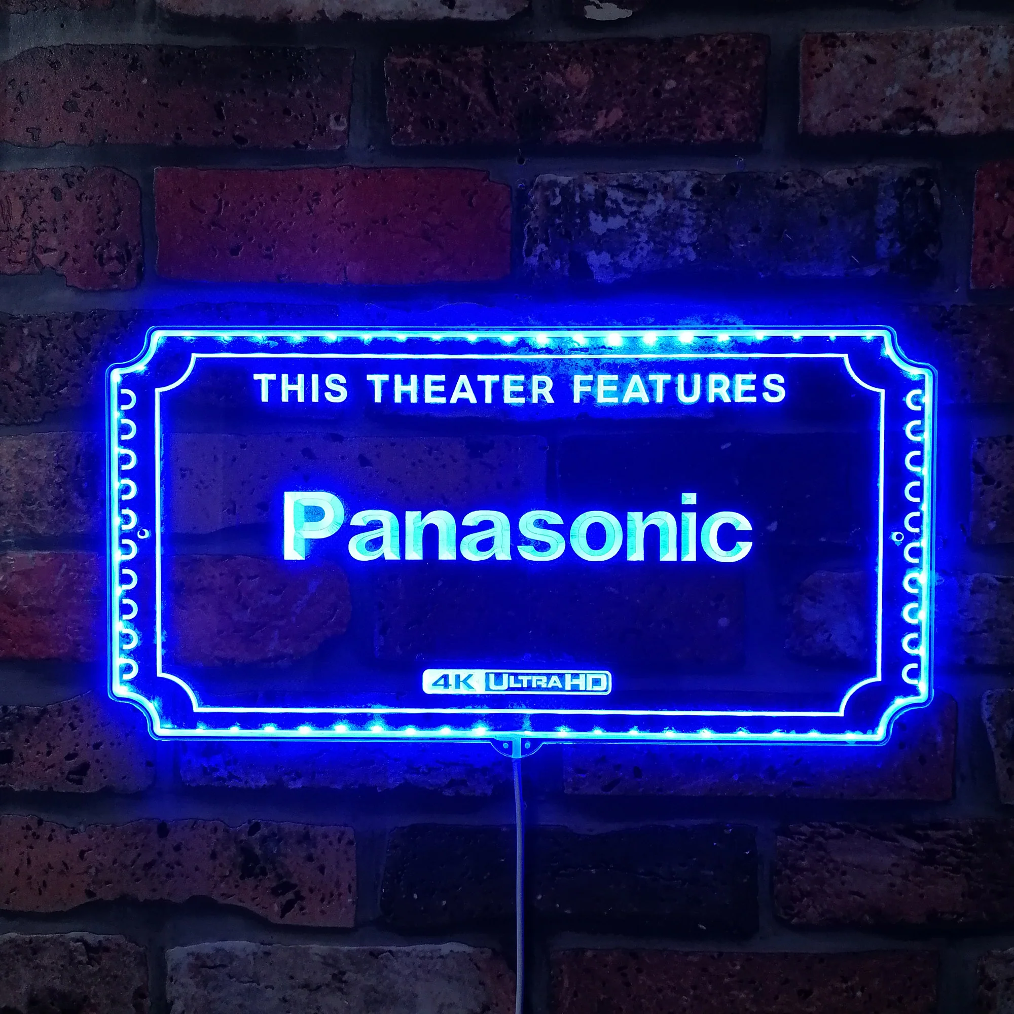 Panasonic 4K UltraHD Neon LED Sign with Dynamic RGB Colors - Image 4