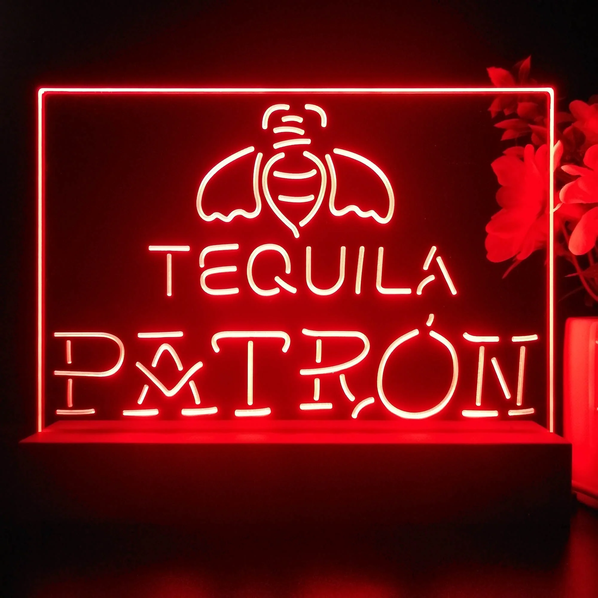Patrons Tequilas Neon Sign Pub Bar Lamp - Image 3