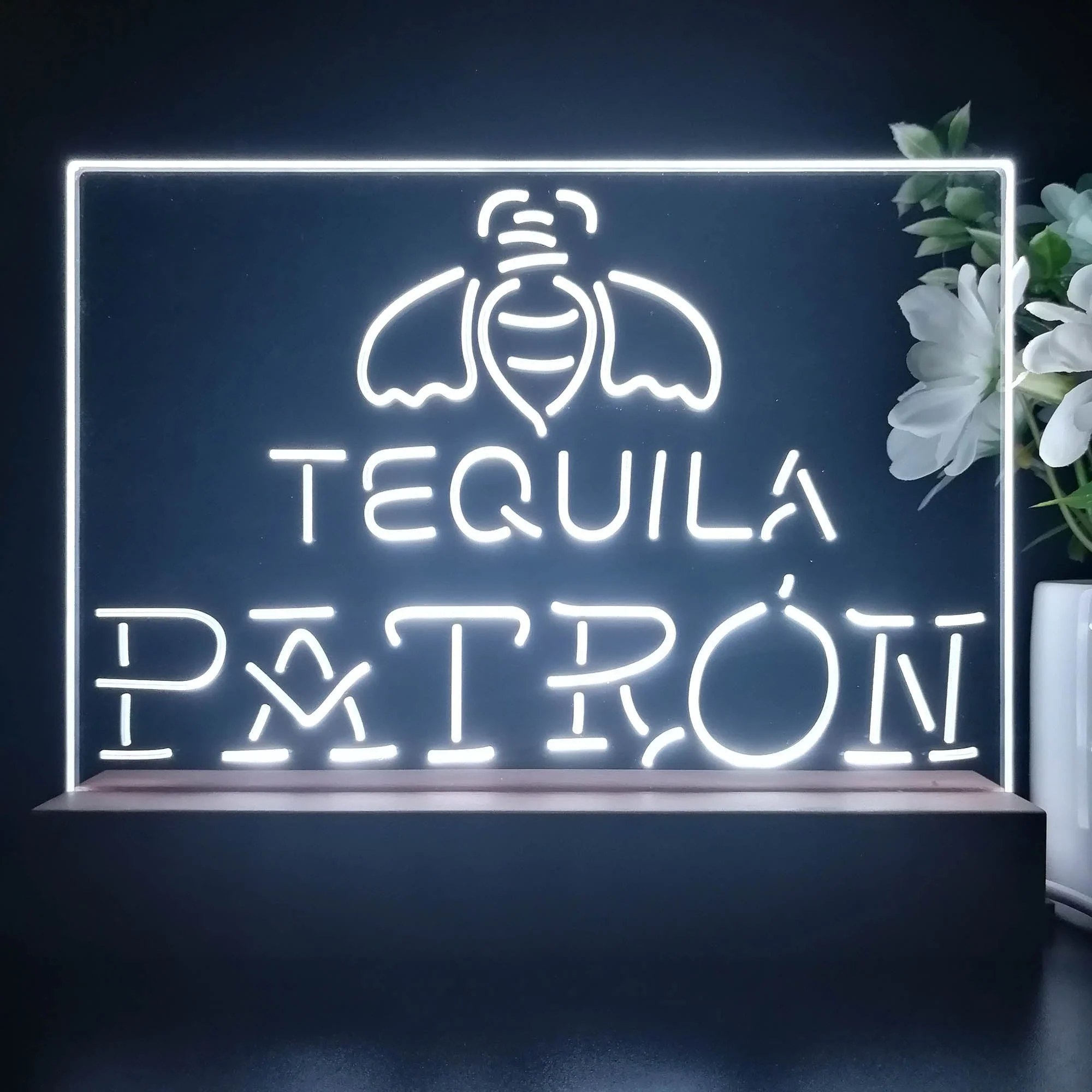 Patrons Tequilas Neon Sign Pub Bar Lamp - Image 4
