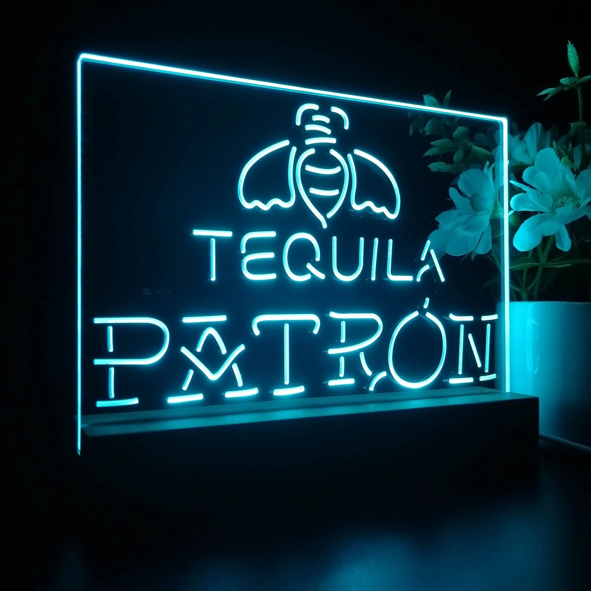 Patrons Tequilas Neon Sign Pub Bar Lamp - Image 6