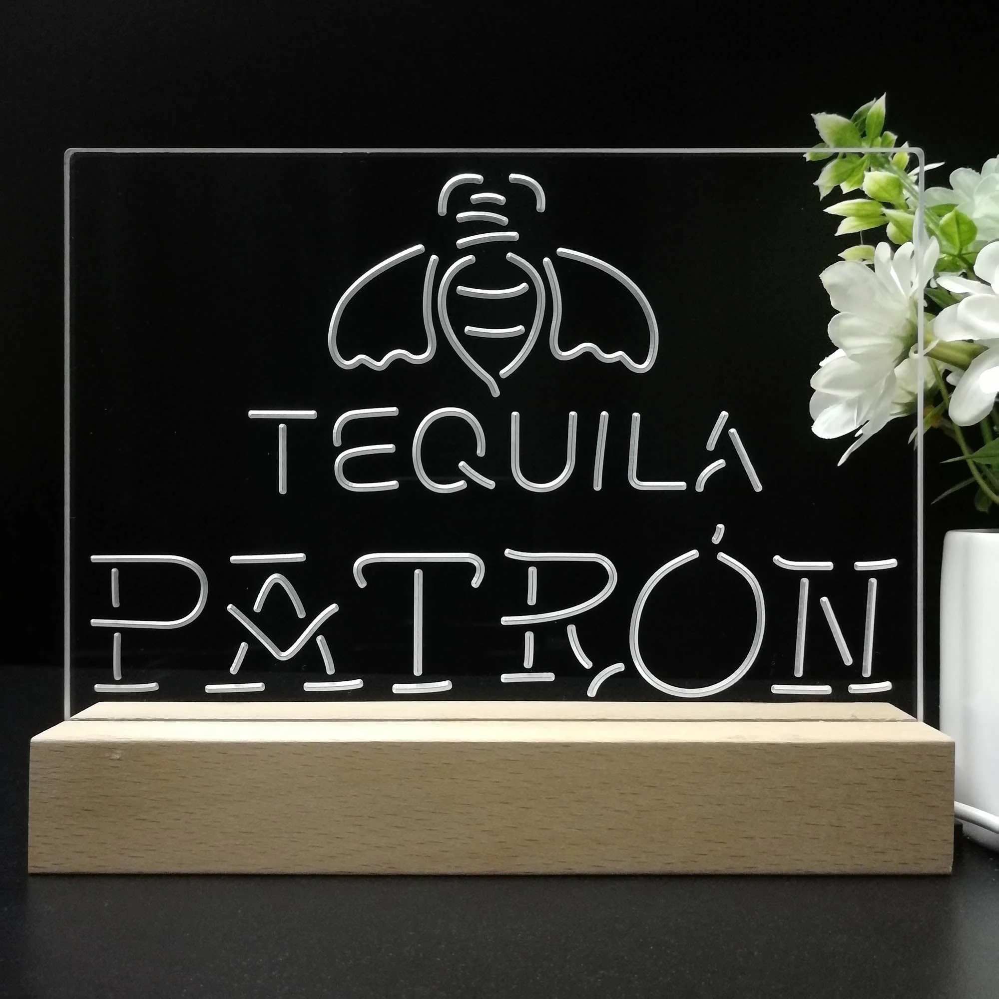 Patrons Tequilas Neon Sign Pub Bar Lamp - Image 8