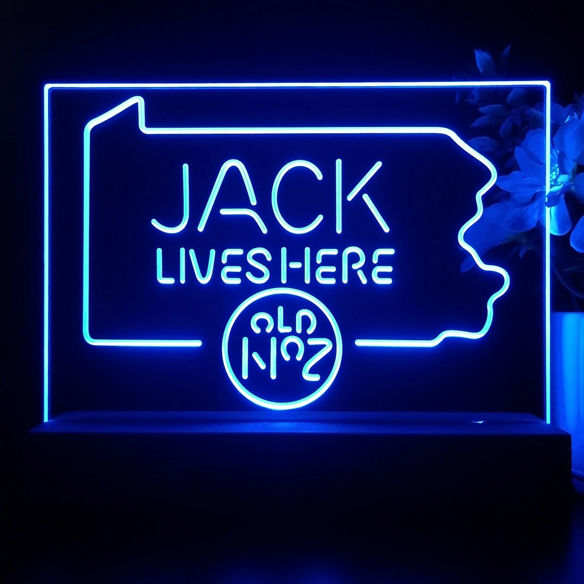 Pennsylvania Jack Lives Here Neon Sign Pub Bar Lamp - Image 3