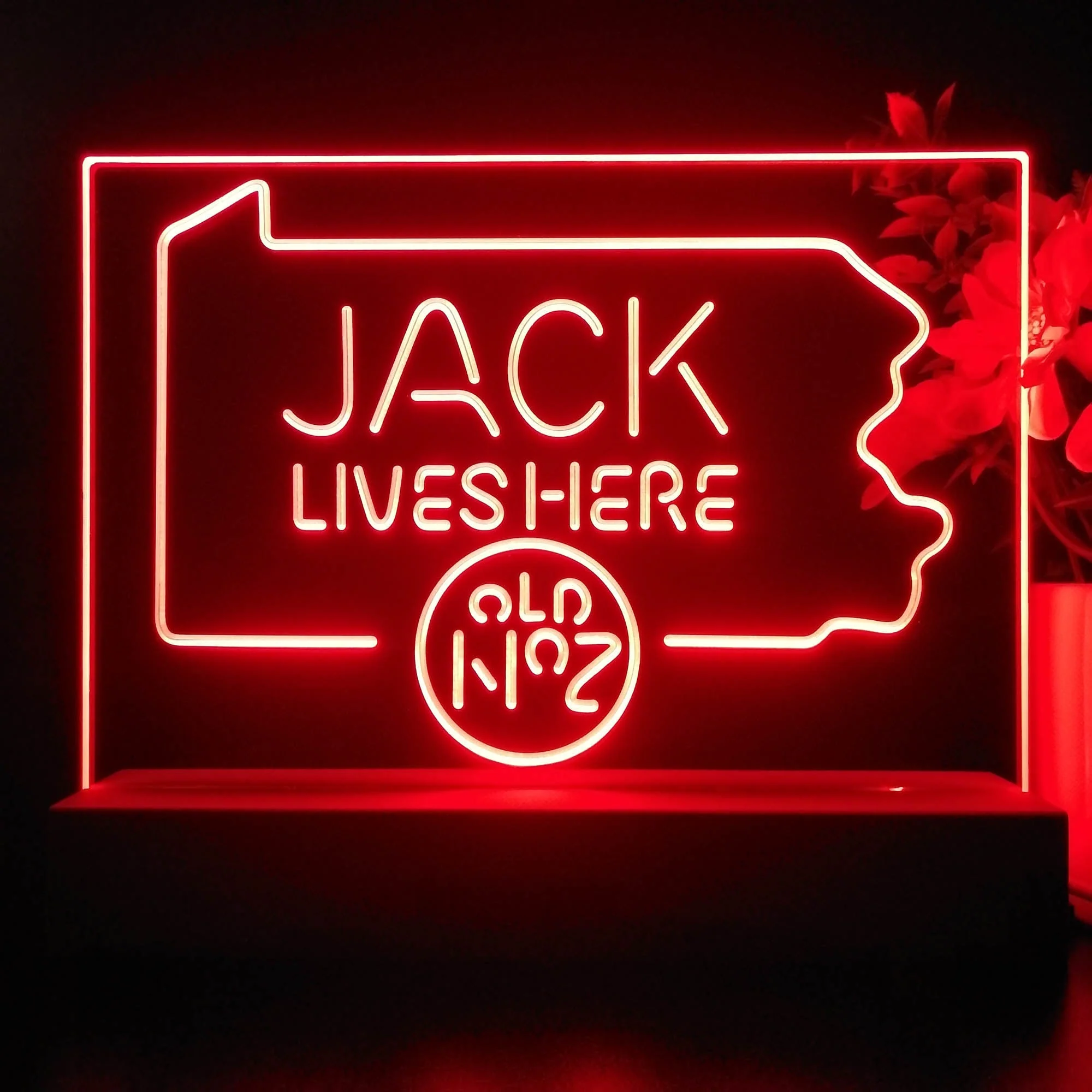 Pennsylvania Jack Lives Here Neon Sign Pub Bar Lamp - Image 4