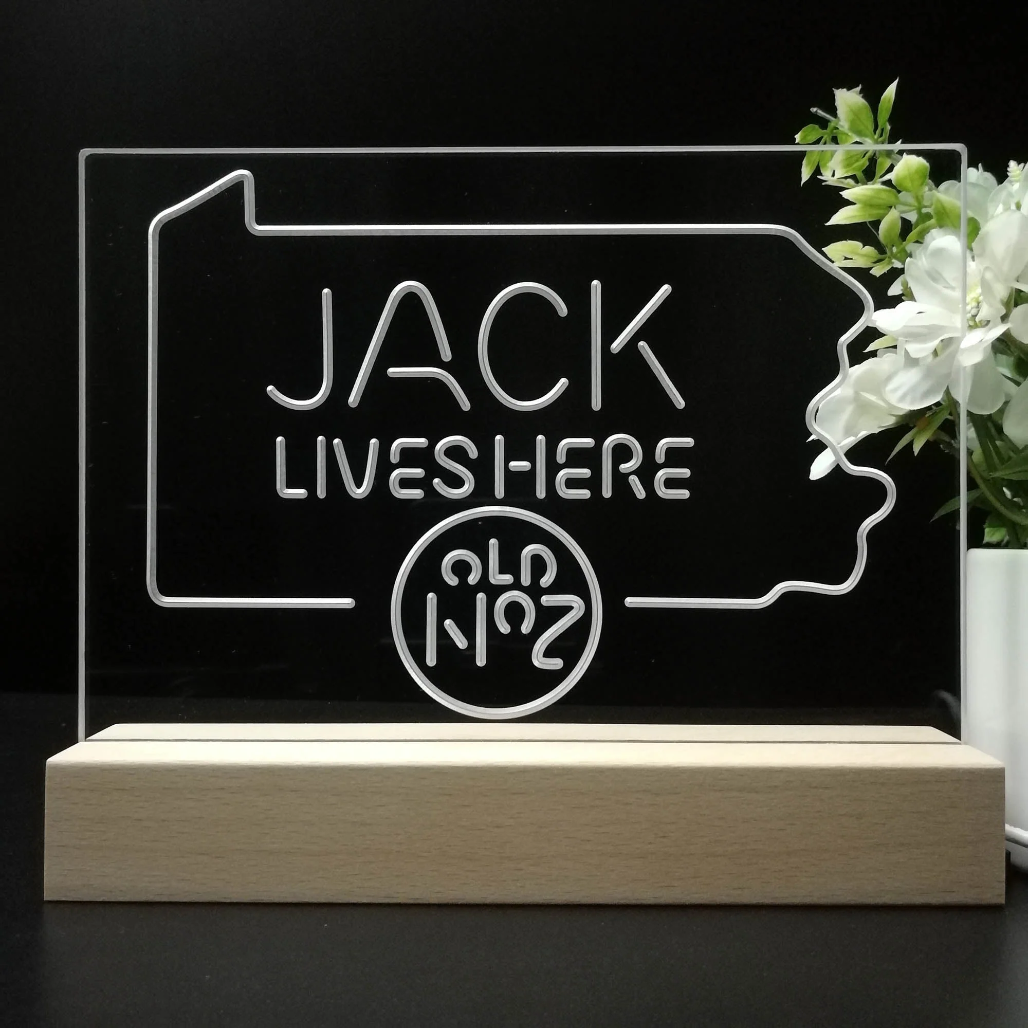Pennsylvania Jack Lives Here Neon Sign Pub Bar Lamp - Image 8
