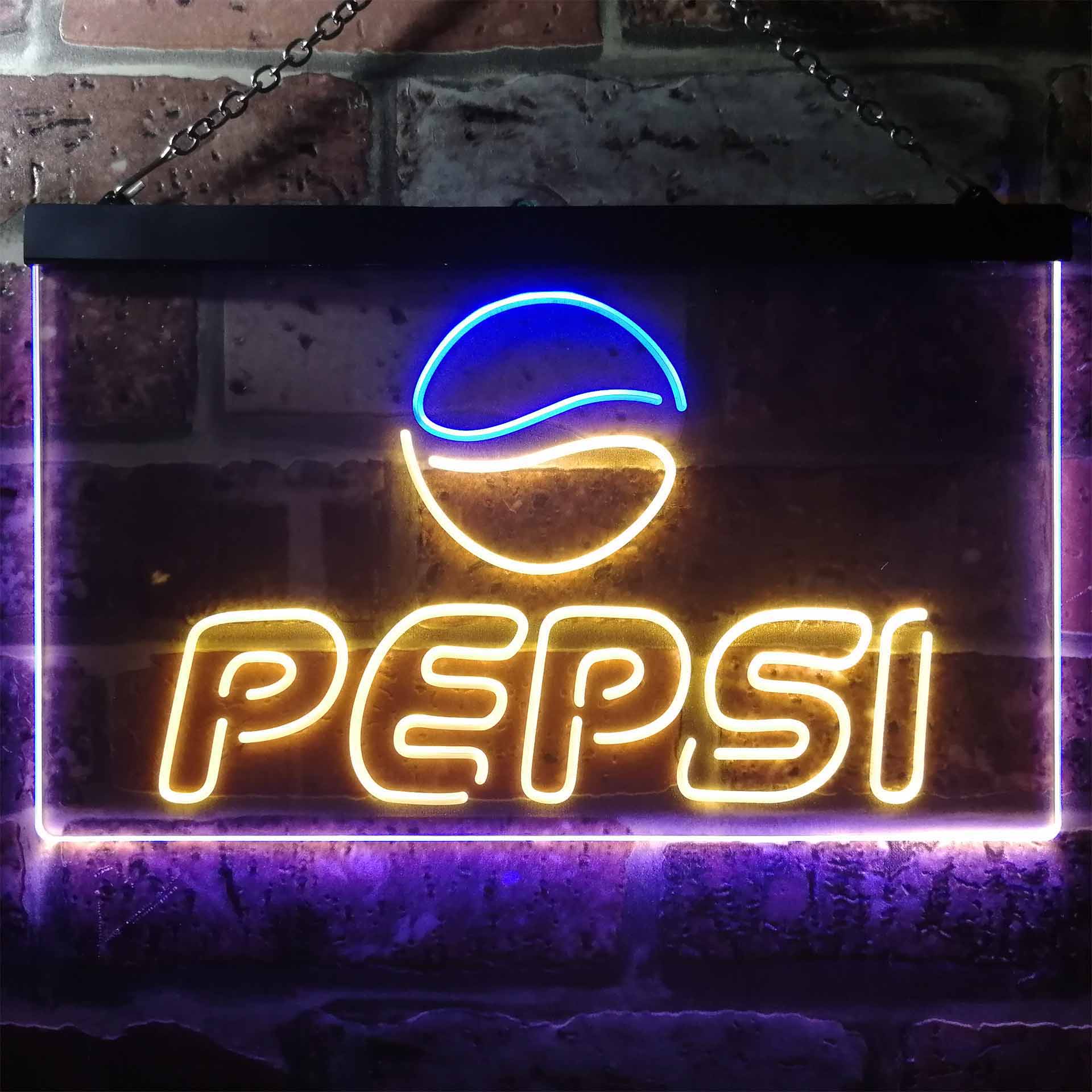 Pepsi Coke Logo Bar Neon-Like LED Sign - Image 13
