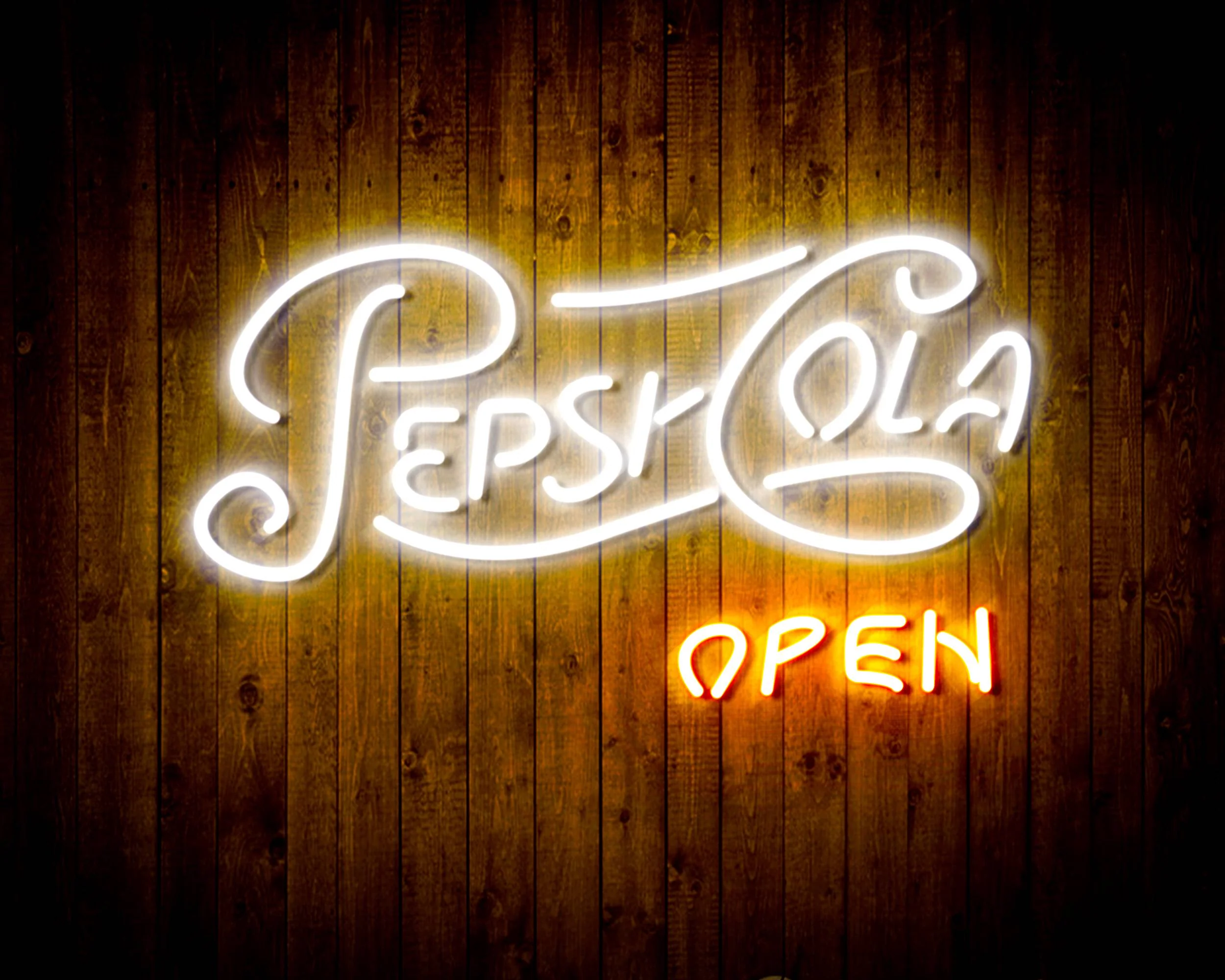 Pepsi Cola Open Handmade Neon Flex LED Sign - Image 11