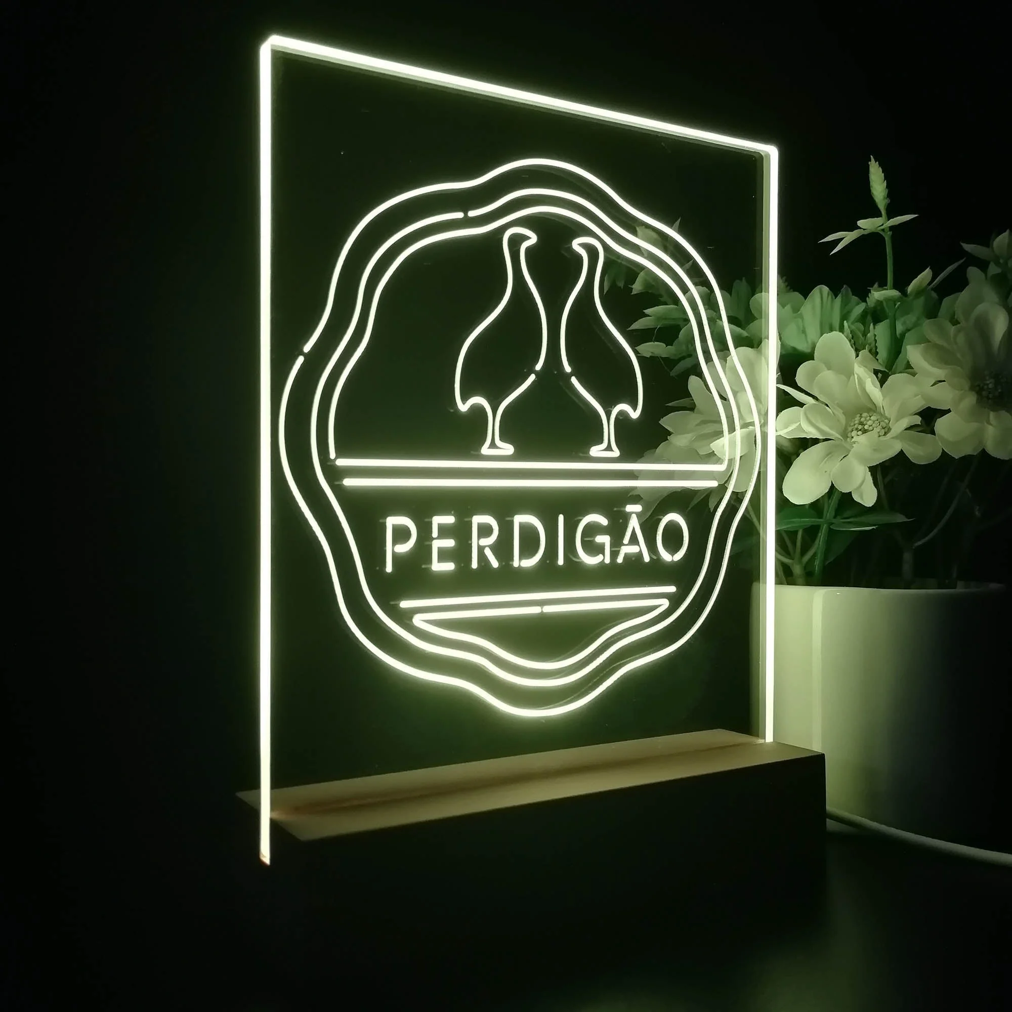 PERDIGÃO 3D Illusion Night Light Desk Lamp - Image 7