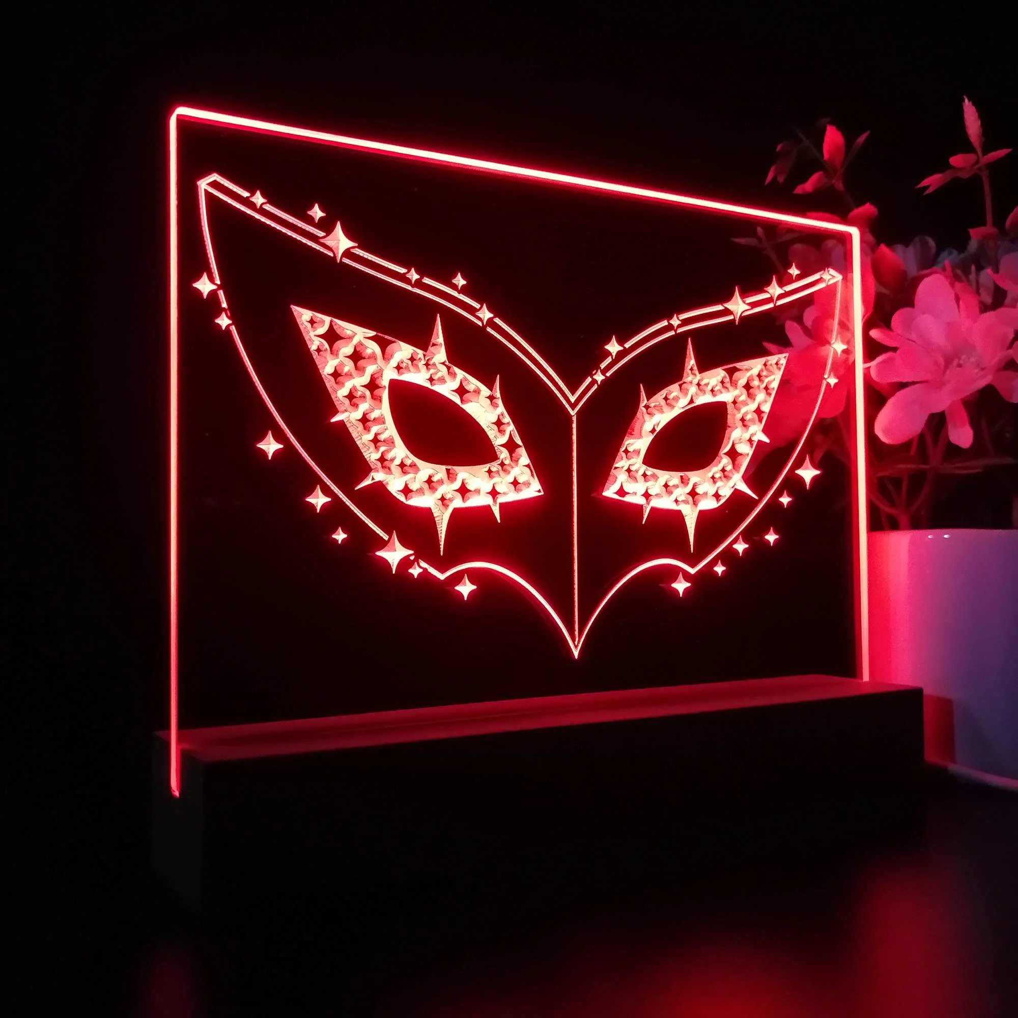 Persona 5 Eye Mask Neon Sign Game Room Lamp - Image 7