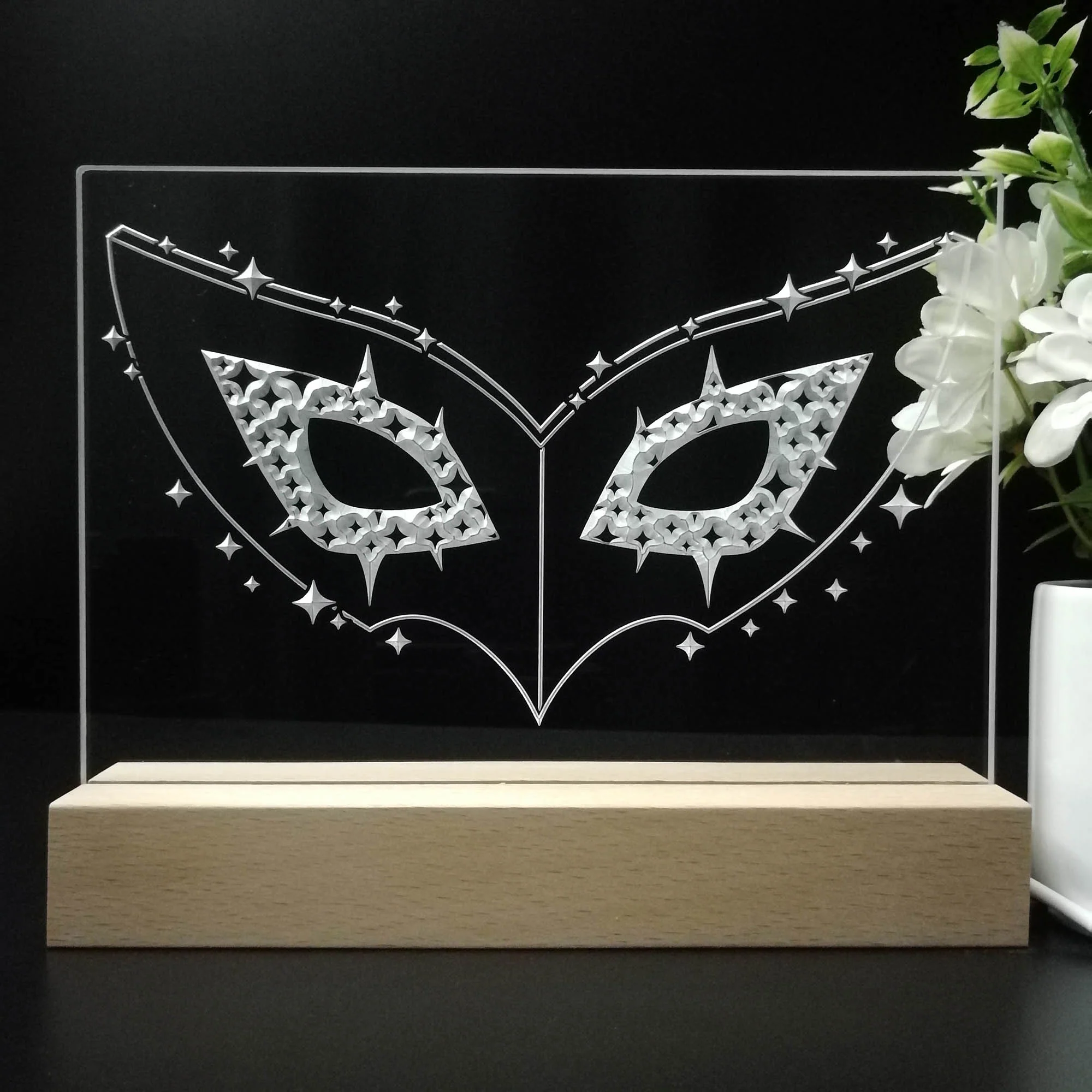 Persona 5 Eye Mask Neon Sign Game Room Lamp - Image 8