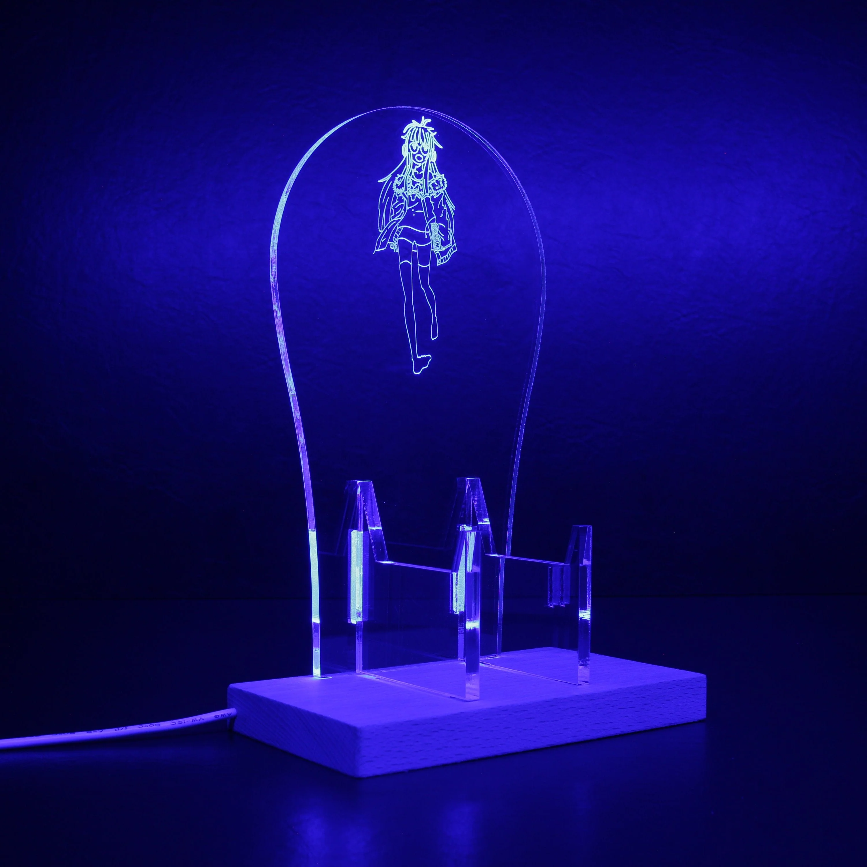 Persona 5 Futaba Sakura LED Gaming Headset Controller Stand - Image 9