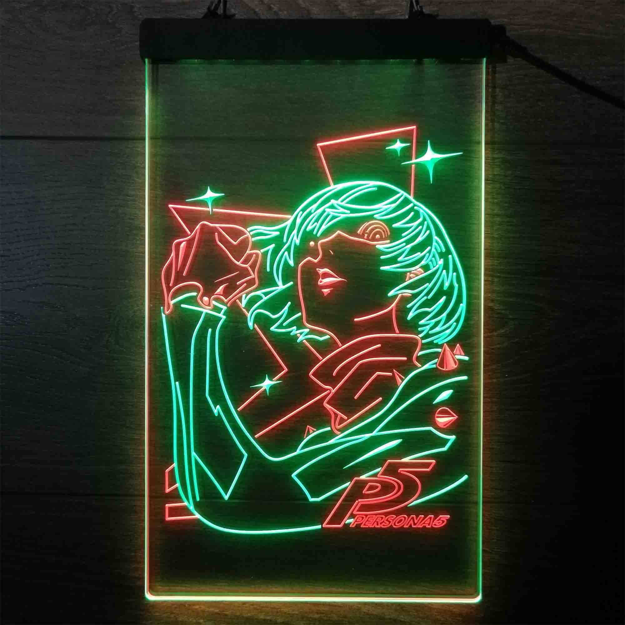 Persona 5 Makoto Nijima Game Room Neon-Like LED Sign - Image 3