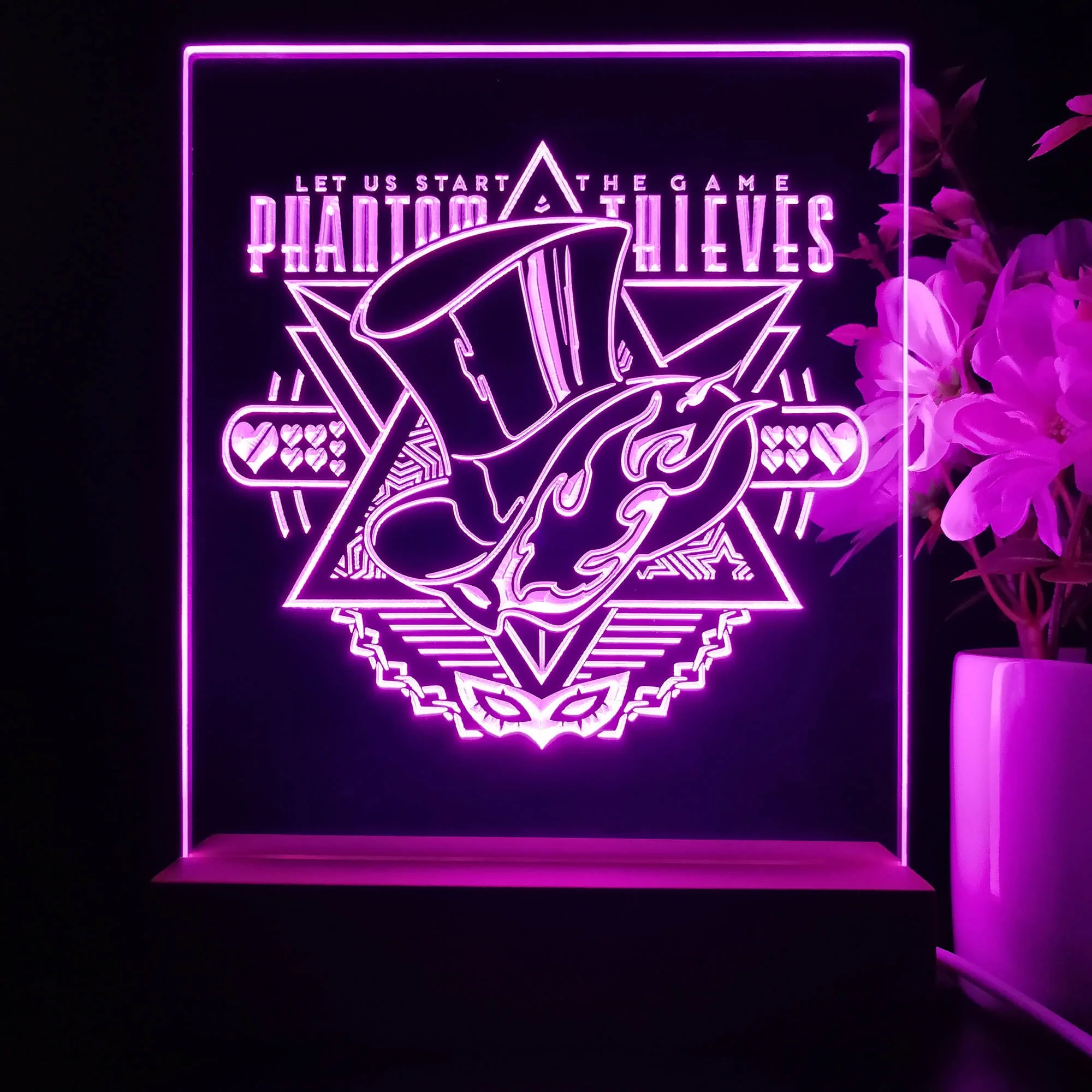 Persona 5 Royal Game Room LED Sign Lamp Display - Image 3