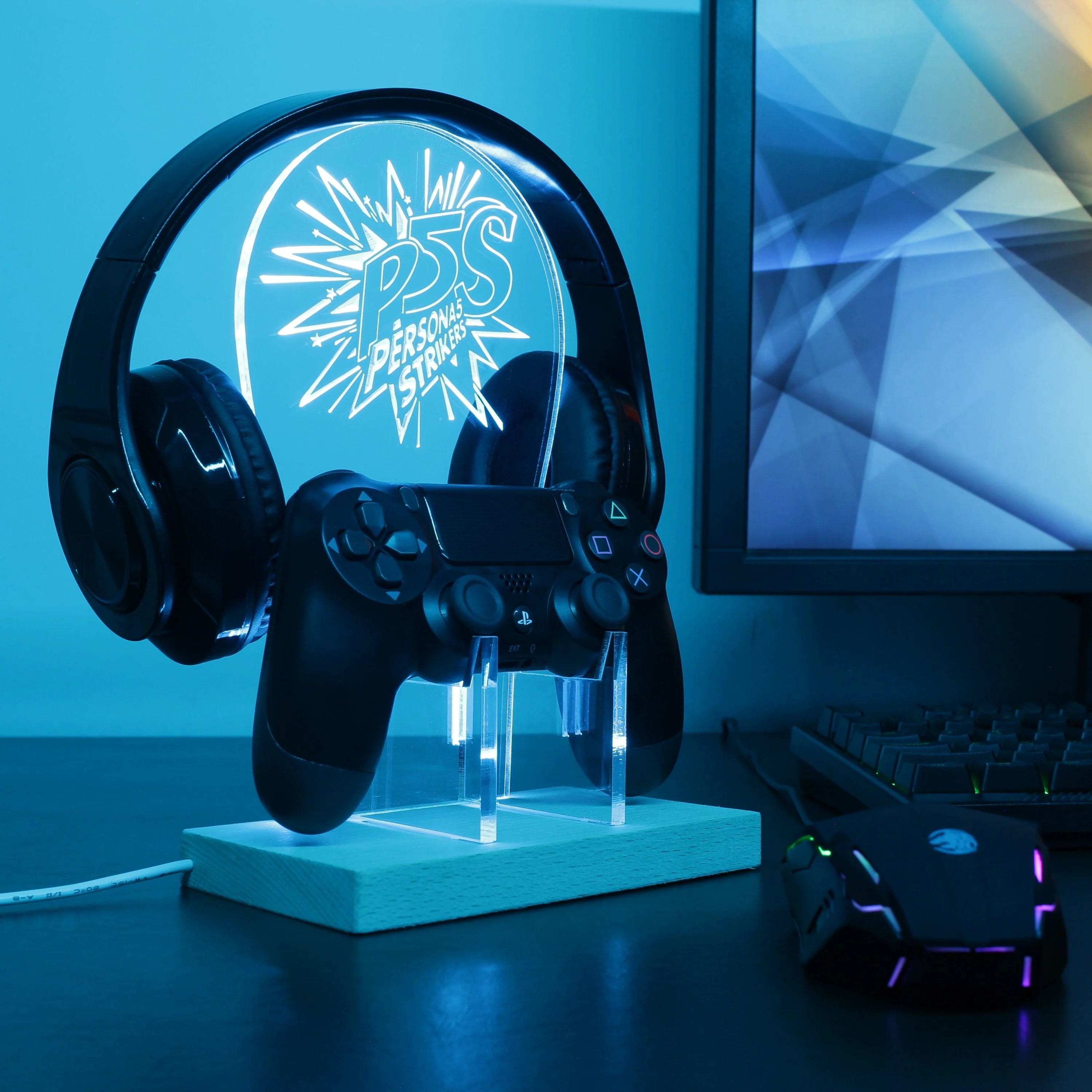 Persona 5 Strikers LED Gaming Headset Controller Stand - Image 3