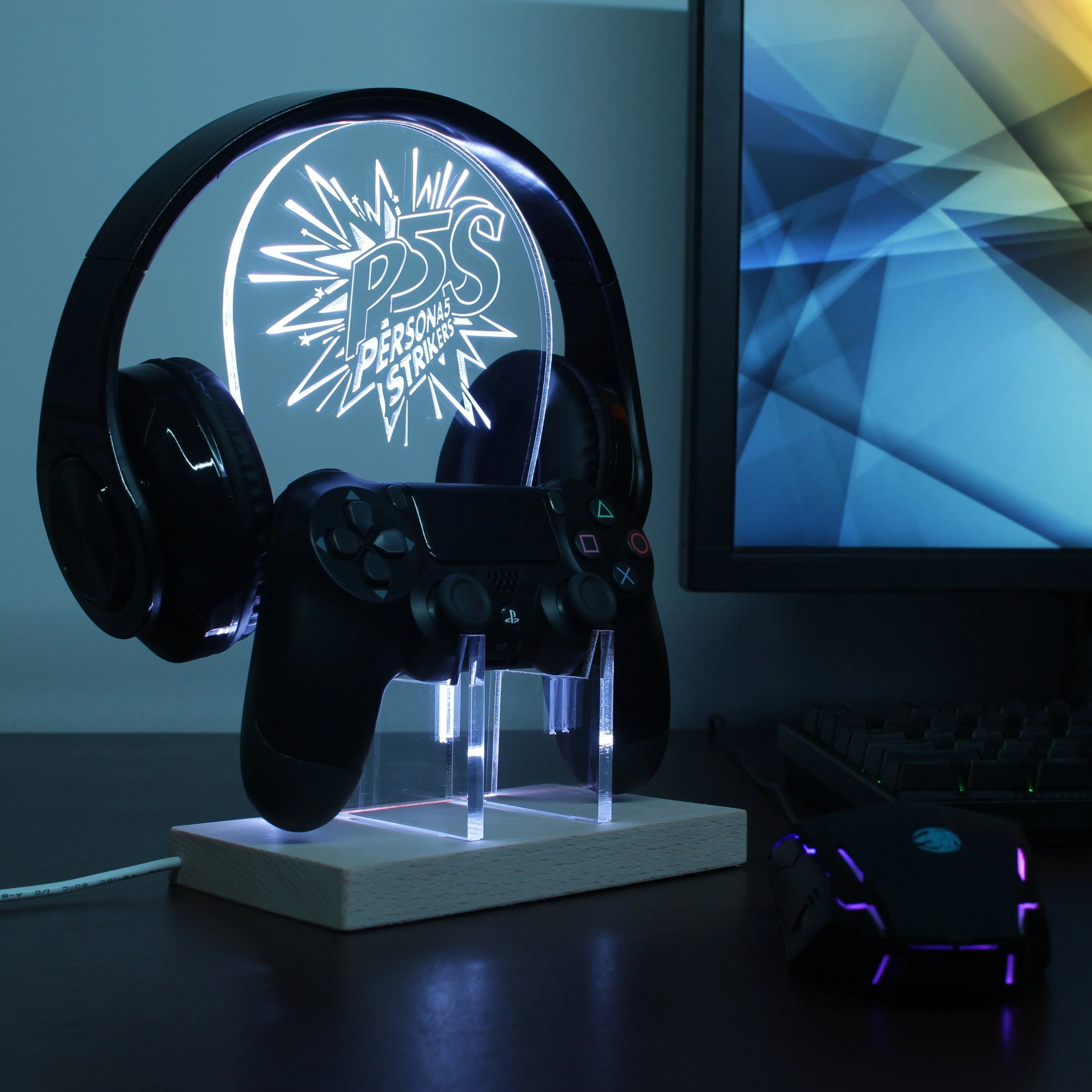 Persona 5 Strikers LED Gaming Headset Controller Stand - Image 4