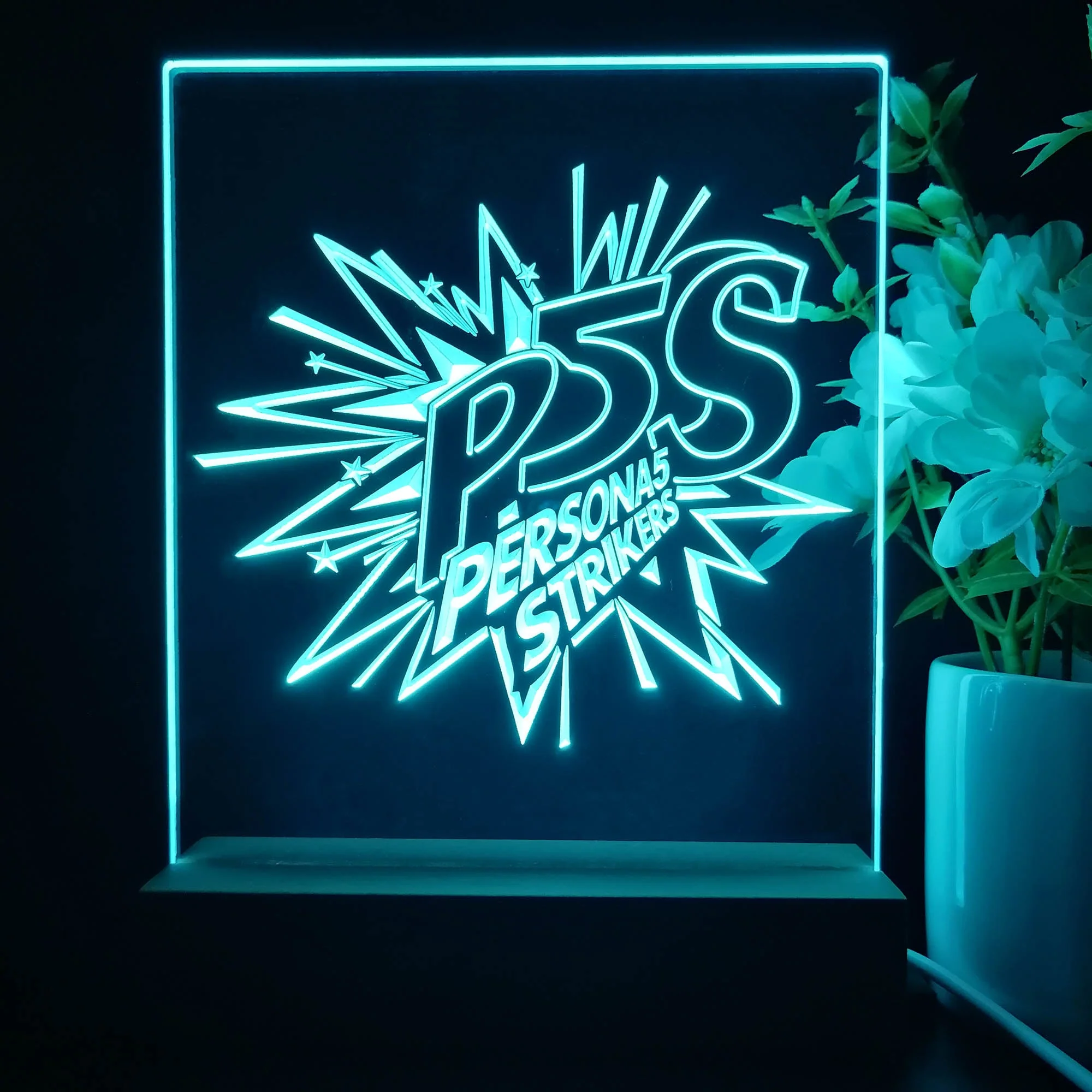 Persona 5 Strikers Game Room LED Sign Lamp Display