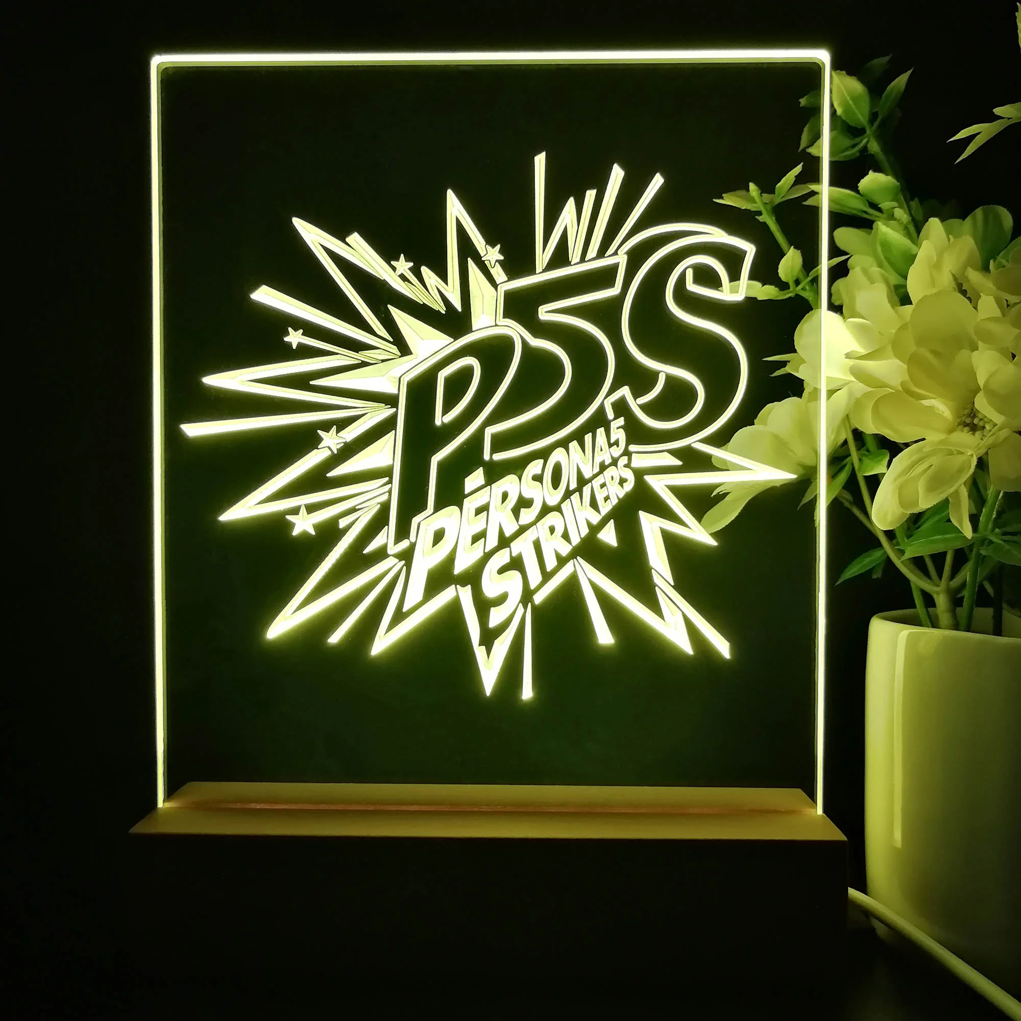 Persona 5 Strikers Game Room LED Sign Lamp Display - Image 3
