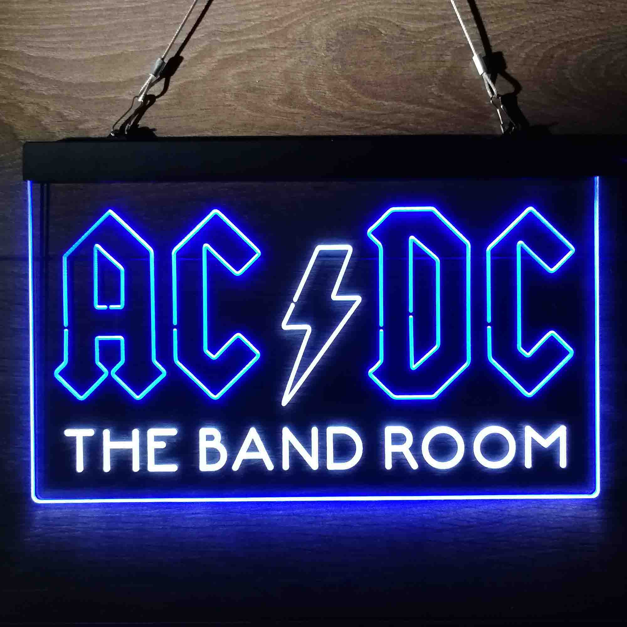Personalized AC/DC Band Room Music Bar Neon-Like LED Sign - Custom Wall Decor Gift - Image 7