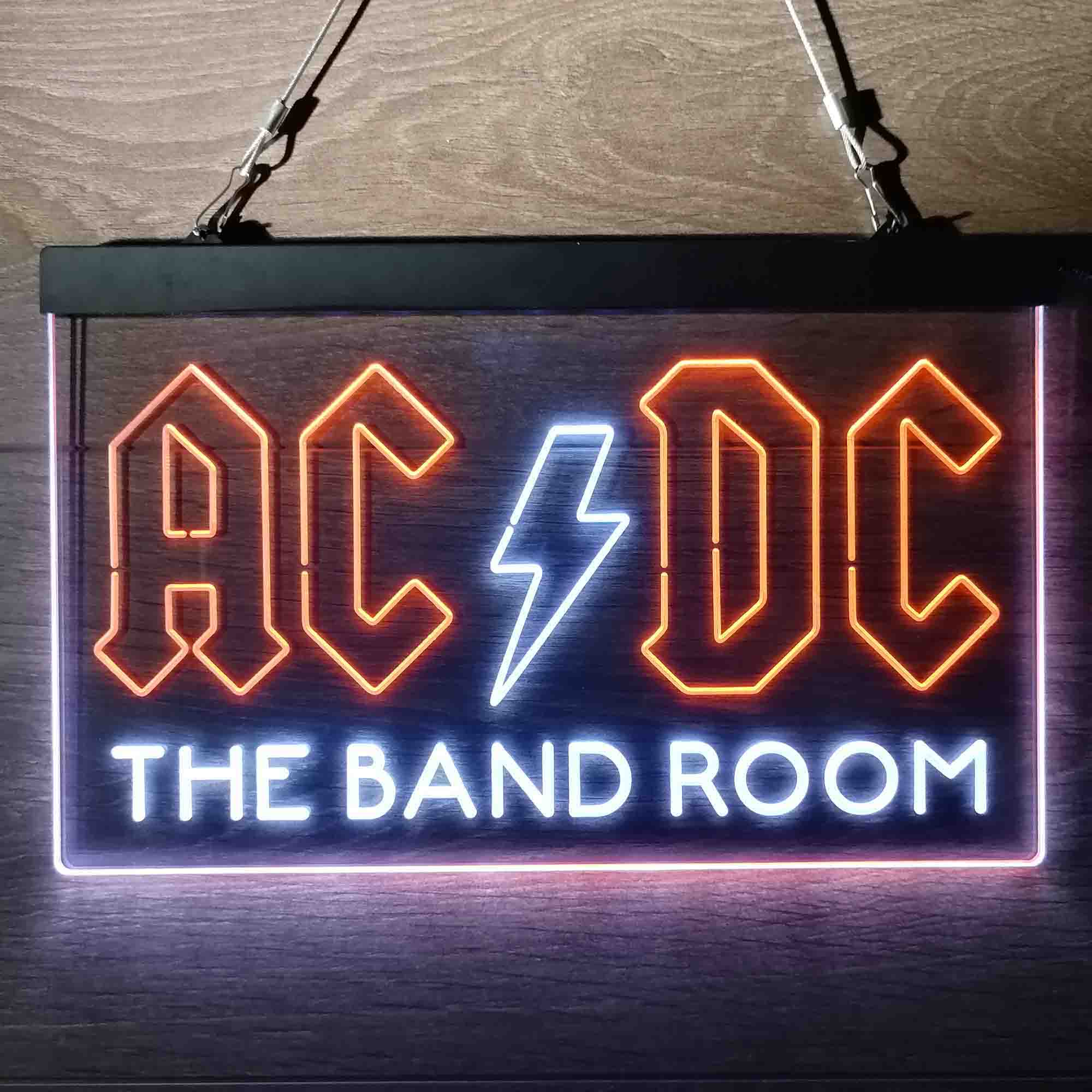 Personalized AC/DC Band Room Music Bar Neon-Like LED Sign - Custom Wall Decor Gift - Image 9