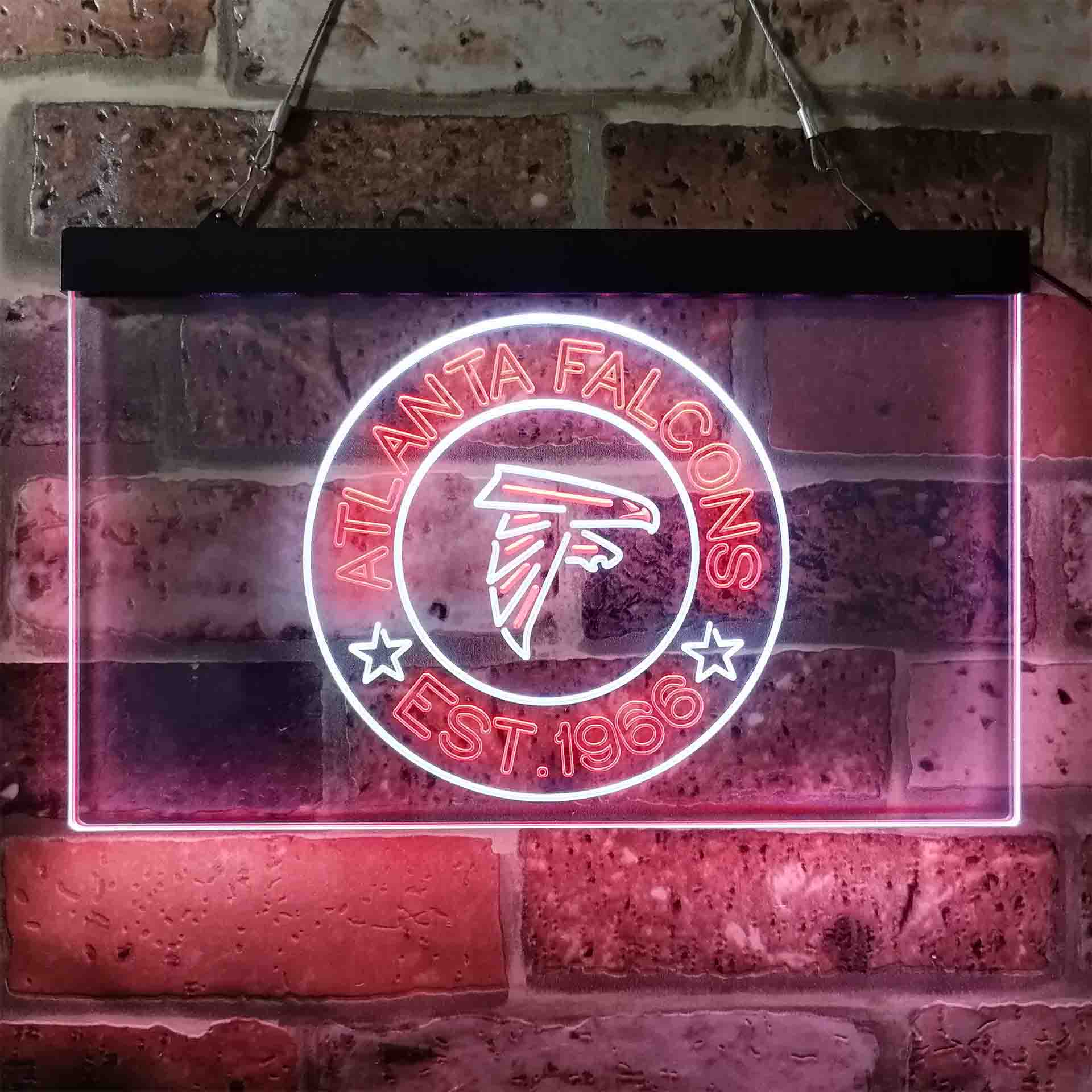 Personalized Atlanta Falcons Neon-Like LED Sign - Image 2