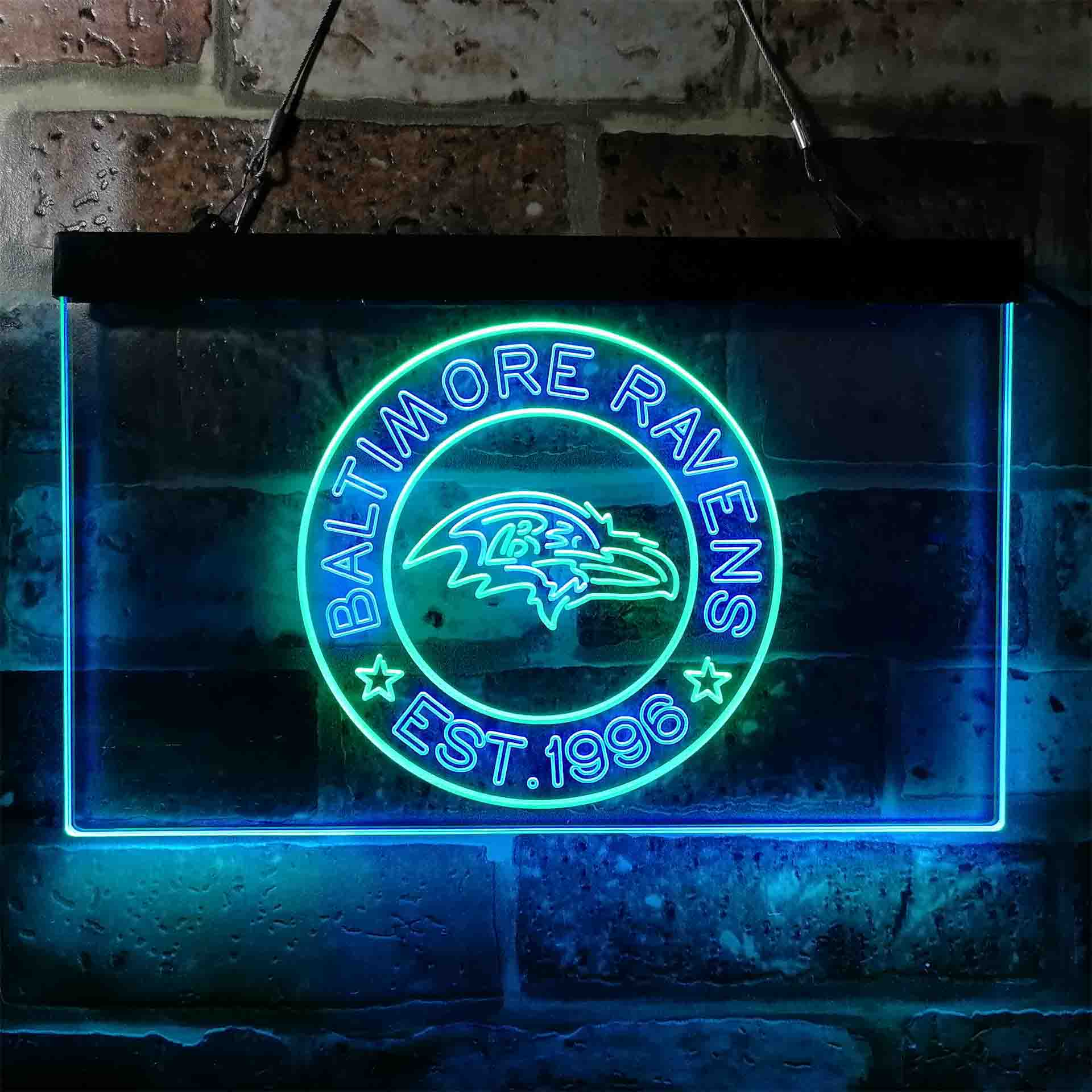 Personalized Baltimore Ravens Neon-Like LED Sign - Image 3