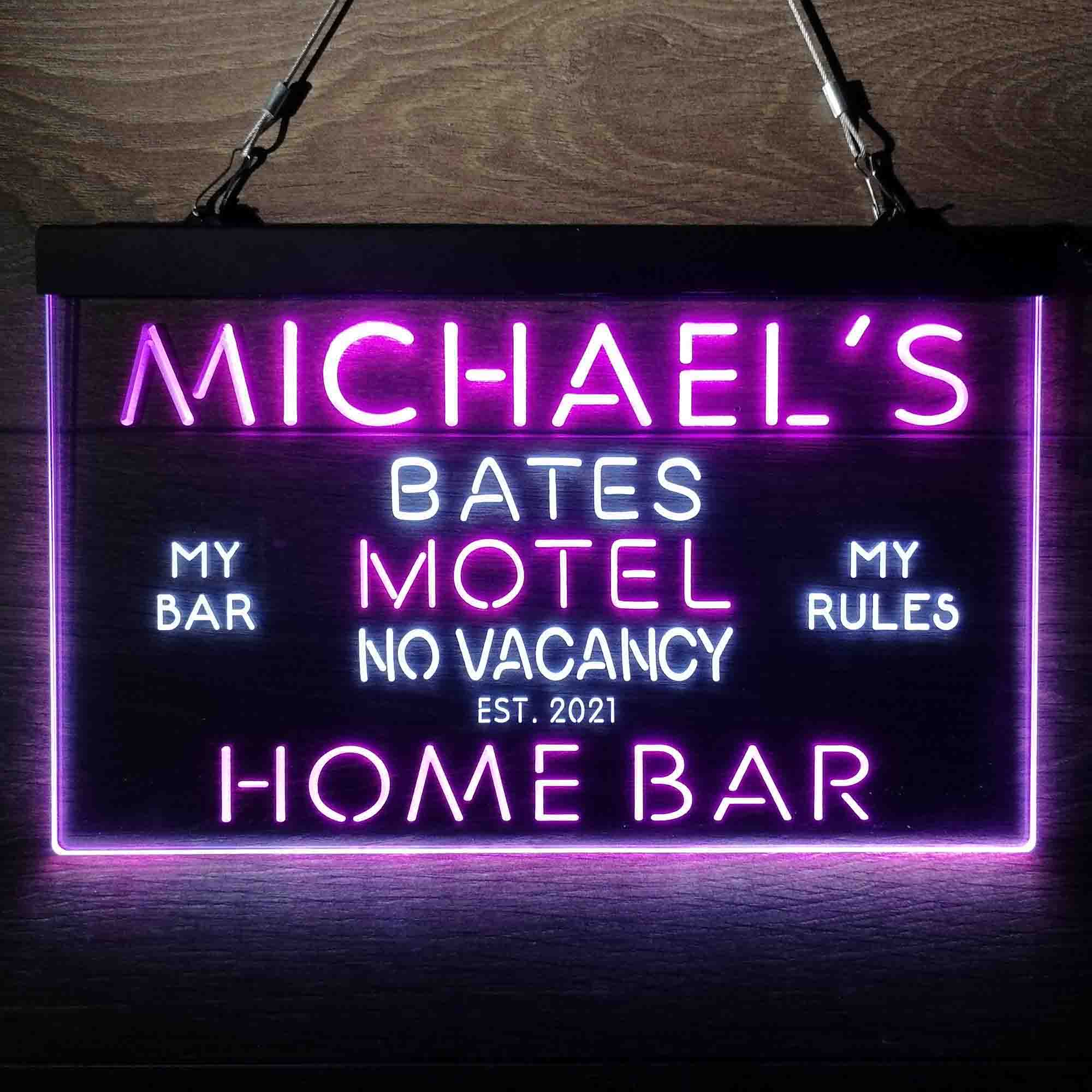 Personalized Bates Motel No Vacancy Neon-Like LED Sign - Image 10