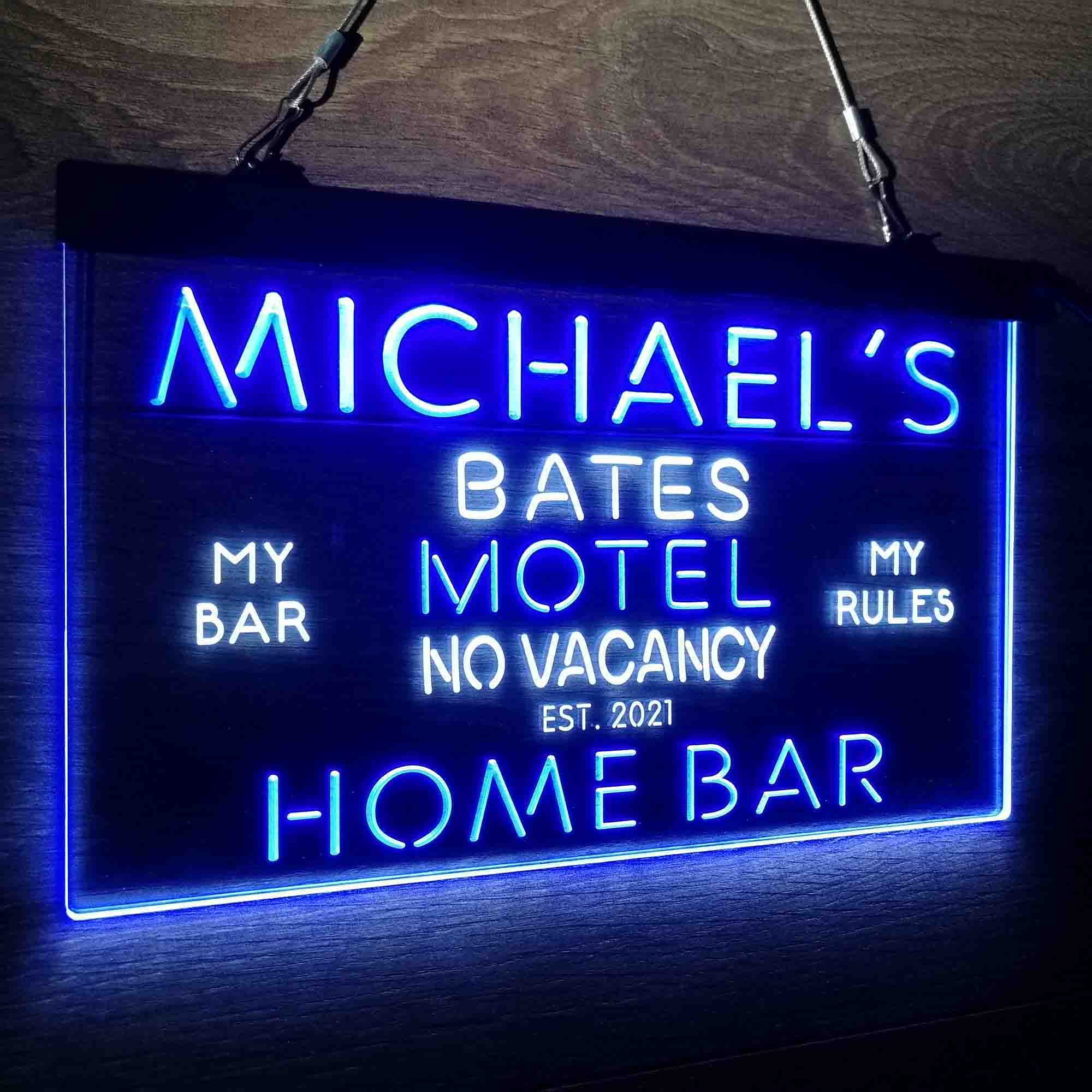 Personalized Bates Motel No Vacancy Neon-Like LED Sign - Image 21