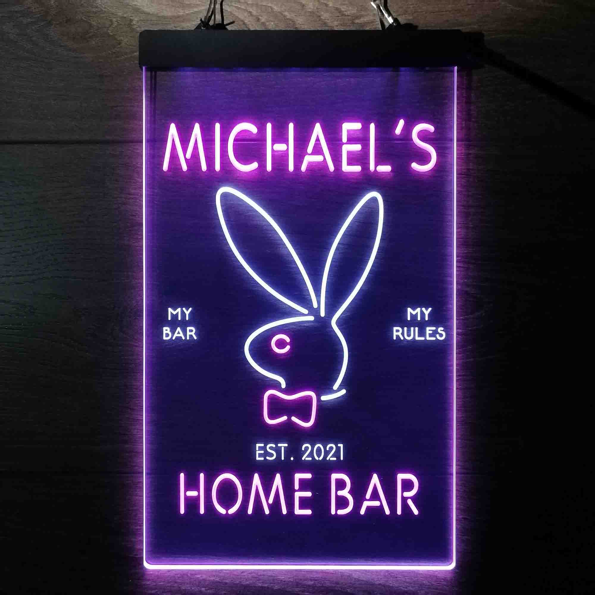 Personalized Bunny Rabbit Neon-Like LED Sign - Image 10