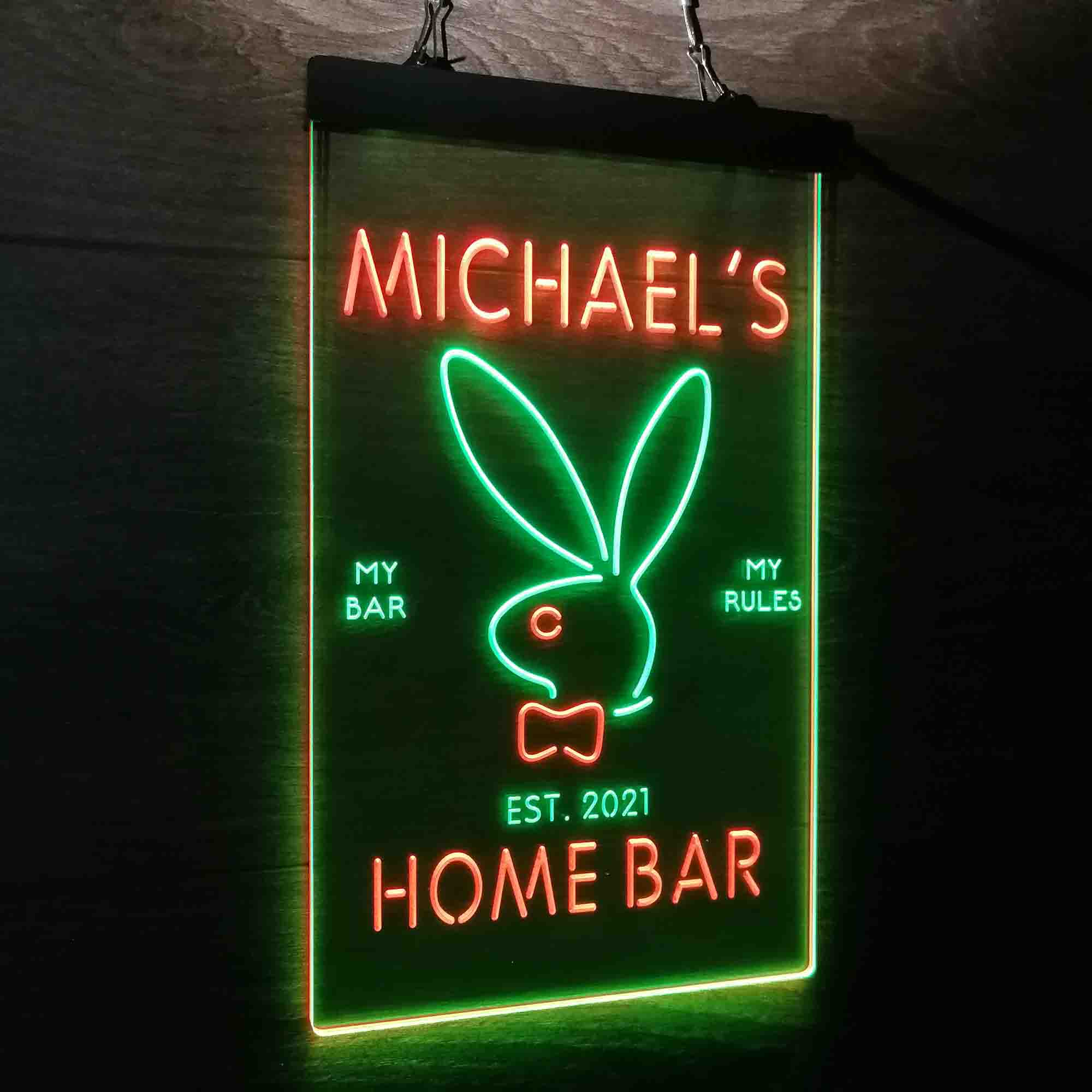 Personalized Bunny Rabbit Neon-Like LED Sign - Image 19