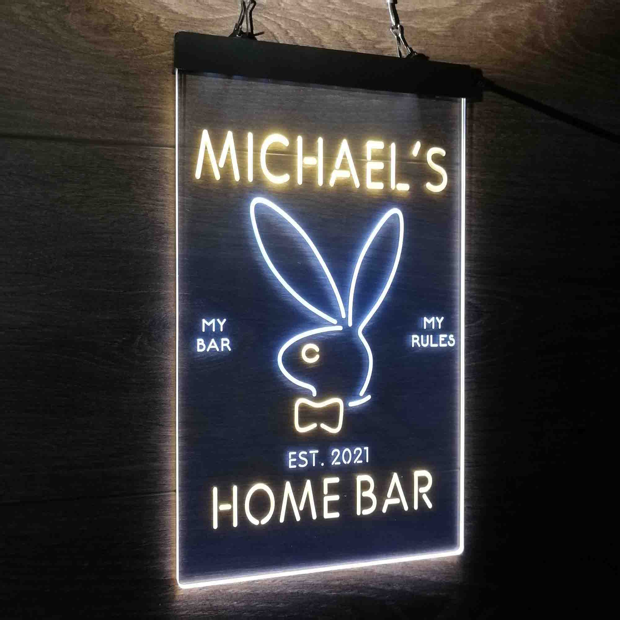Personalized Bunny Rabbit Neon-Like LED Sign - Image 22