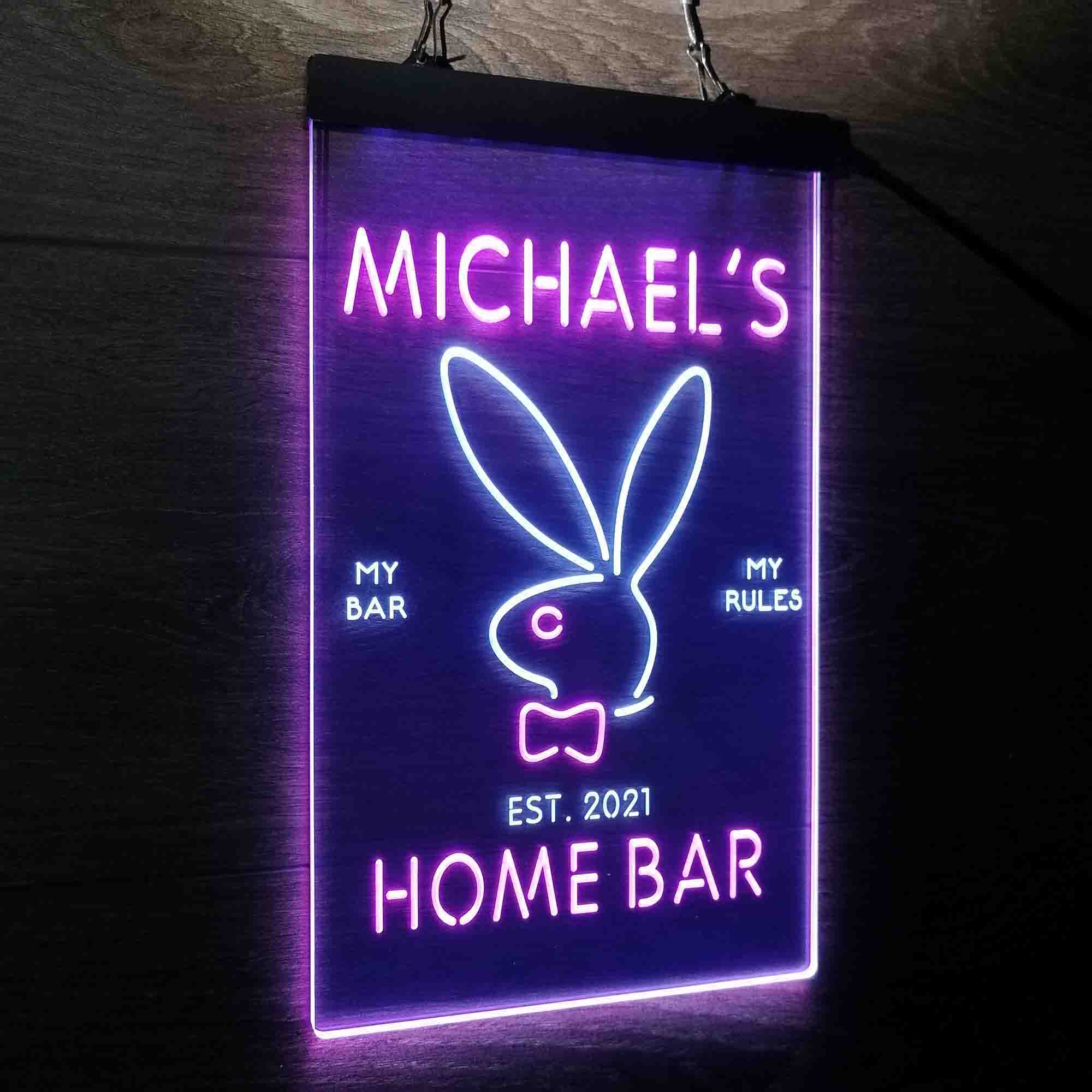 Personalized Bunny Rabbit Neon-Like LED Sign - Image 23