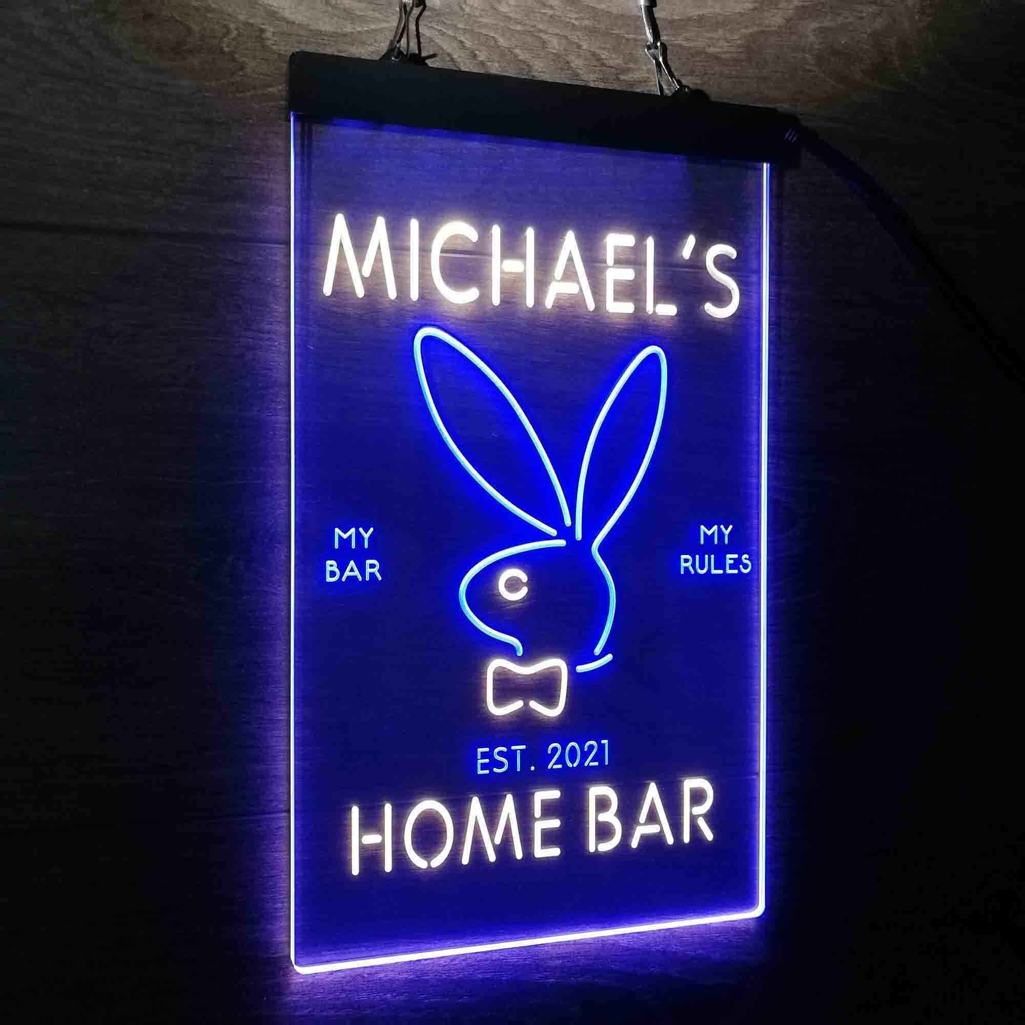 Personalized Bunny Rabbit Neon-Like LED Sign - Image 24