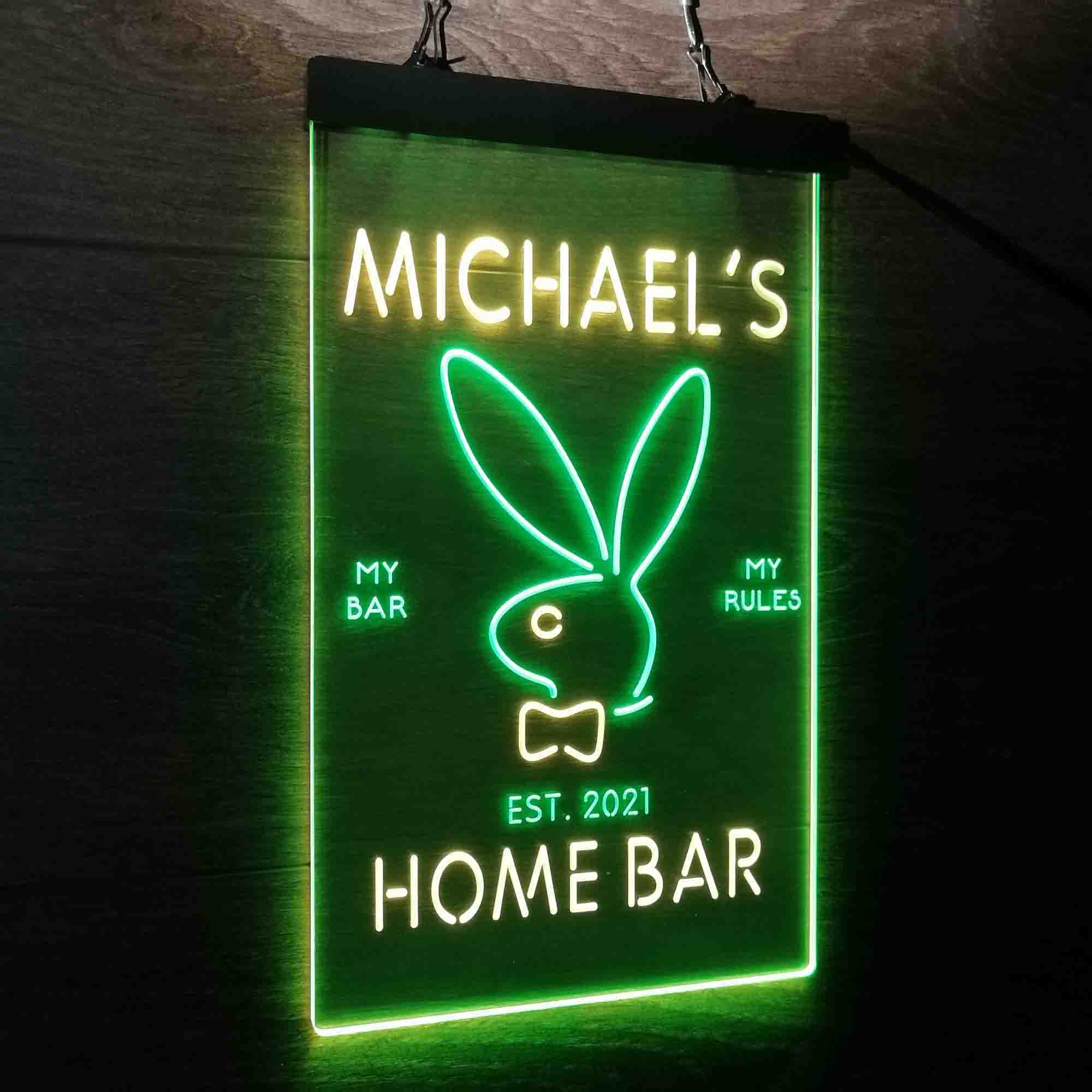 Personalized Bunny Rabbit Neon-Like LED Sign - Image 26
