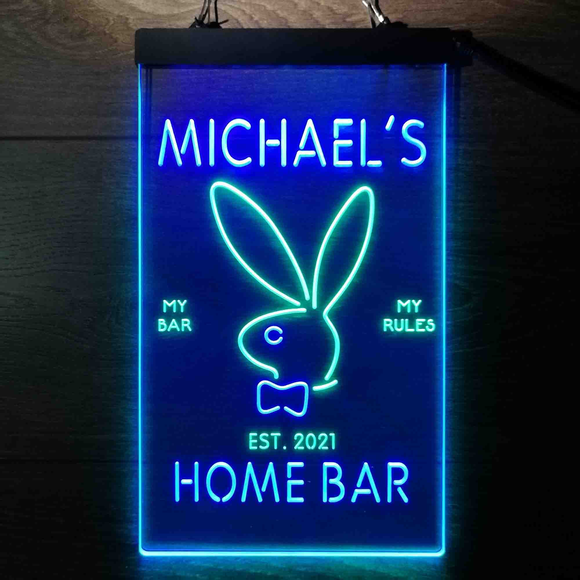 Personalized Bunny Rabbit Neon-Like LED Sign - Image 8
