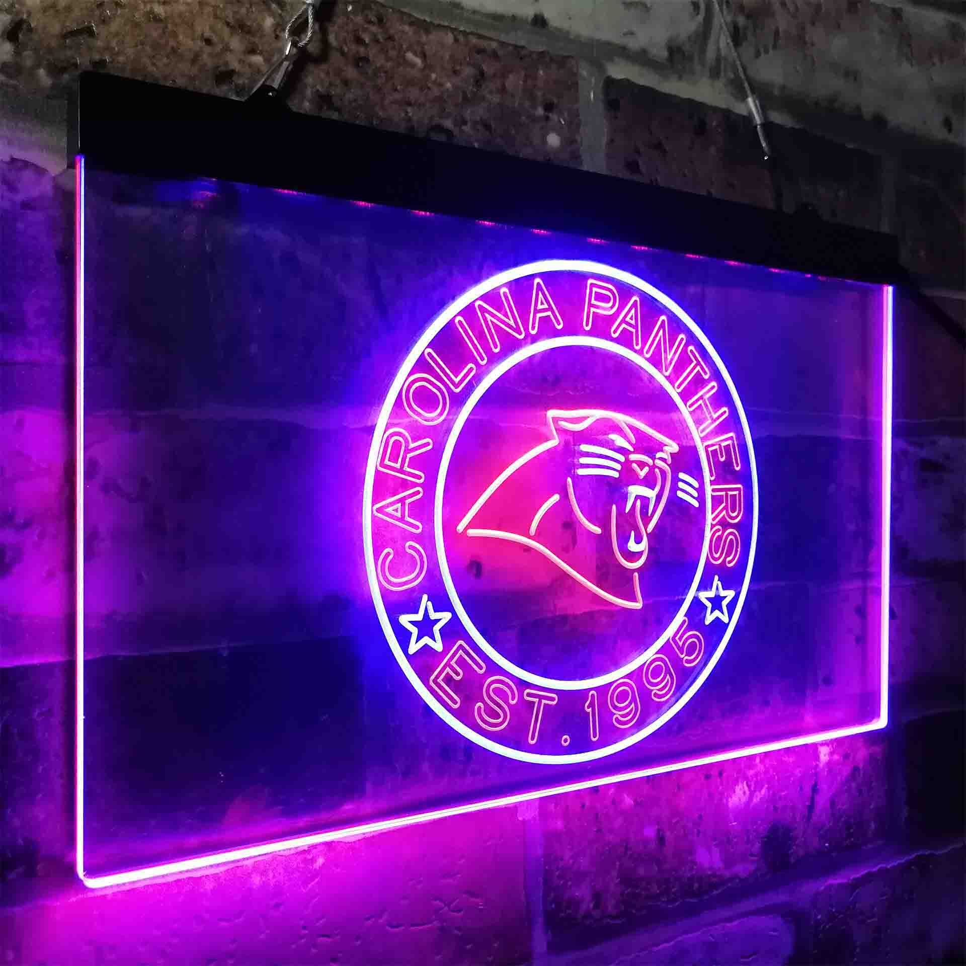 Personalized Carolina Panthers Neon-Like LED Sign - Image 14