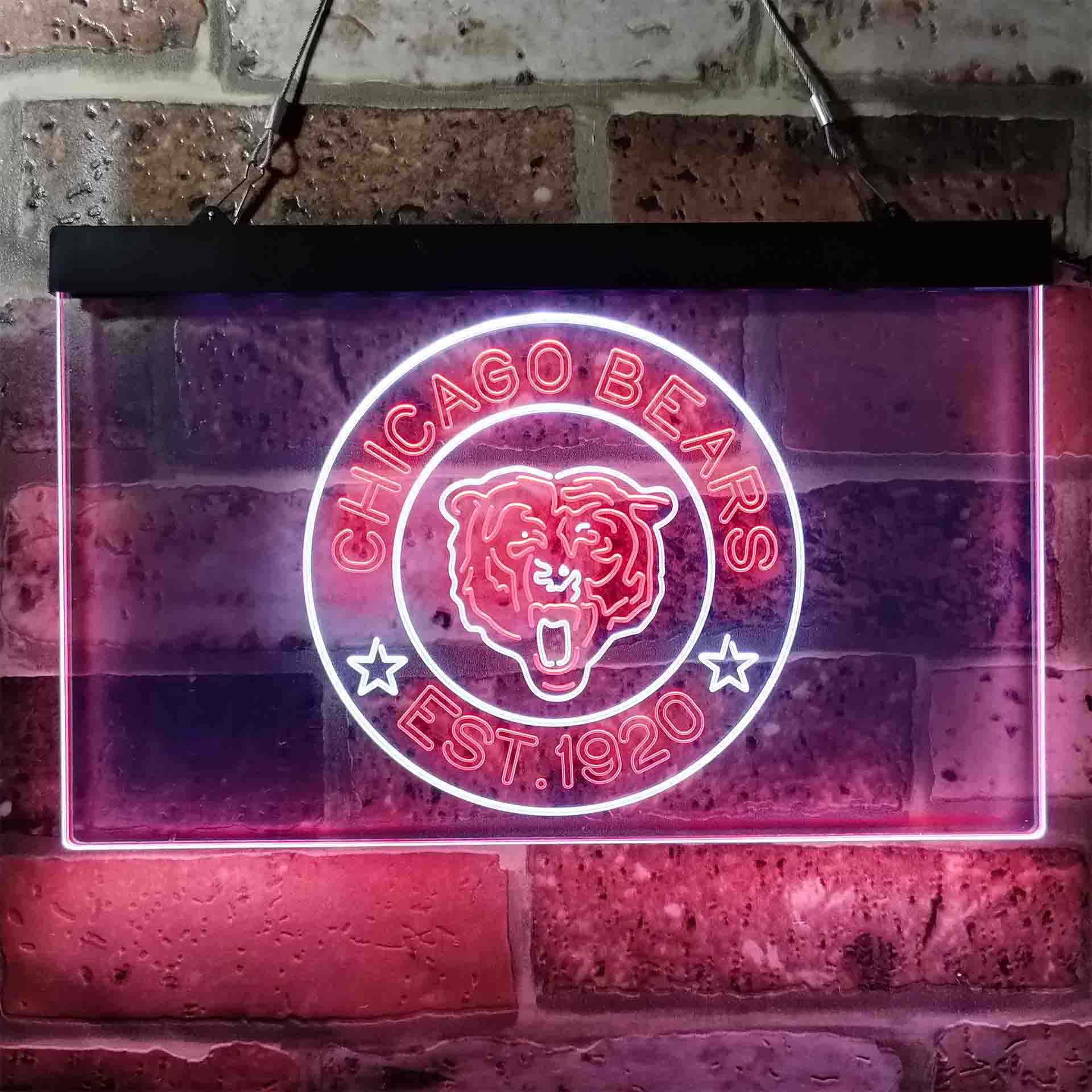 Personalized Chicago Bears Neon-Like LED Sign - Image 10