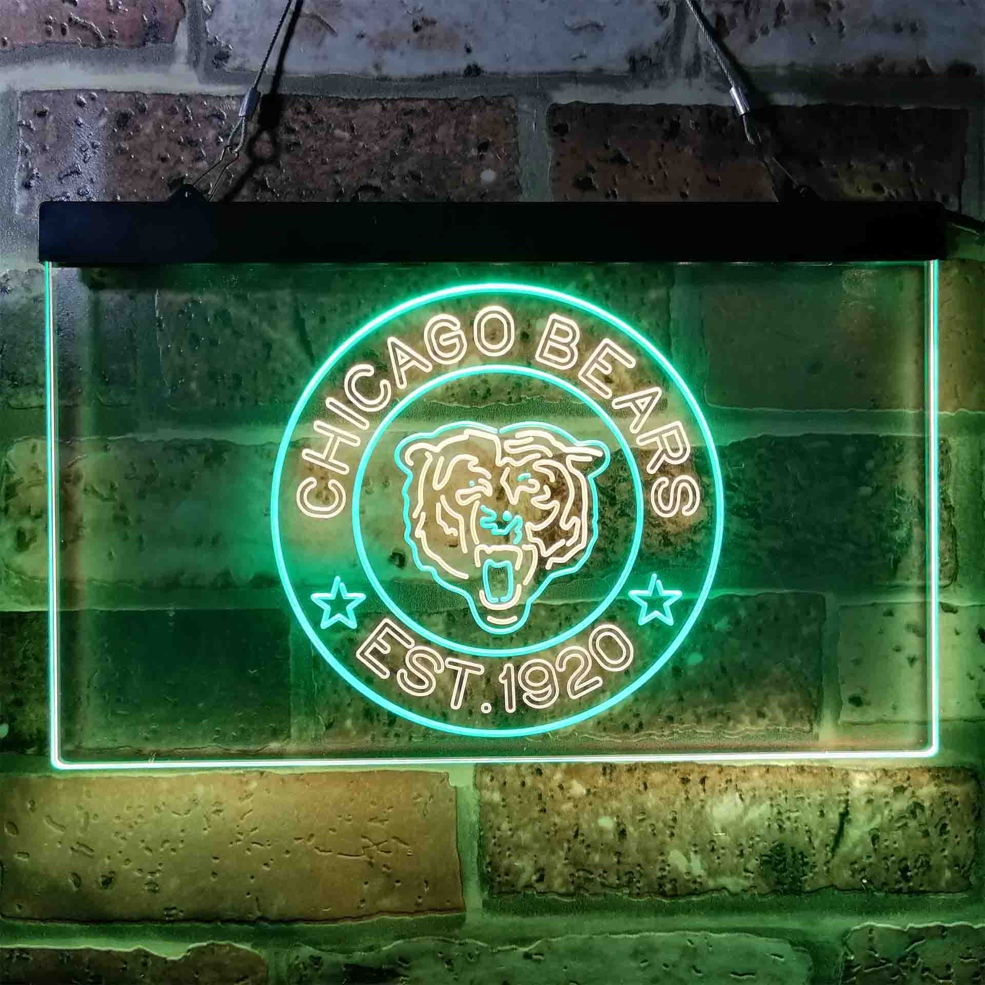 Personalized Chicago Bears Neon-Like LED Sign - Image 12