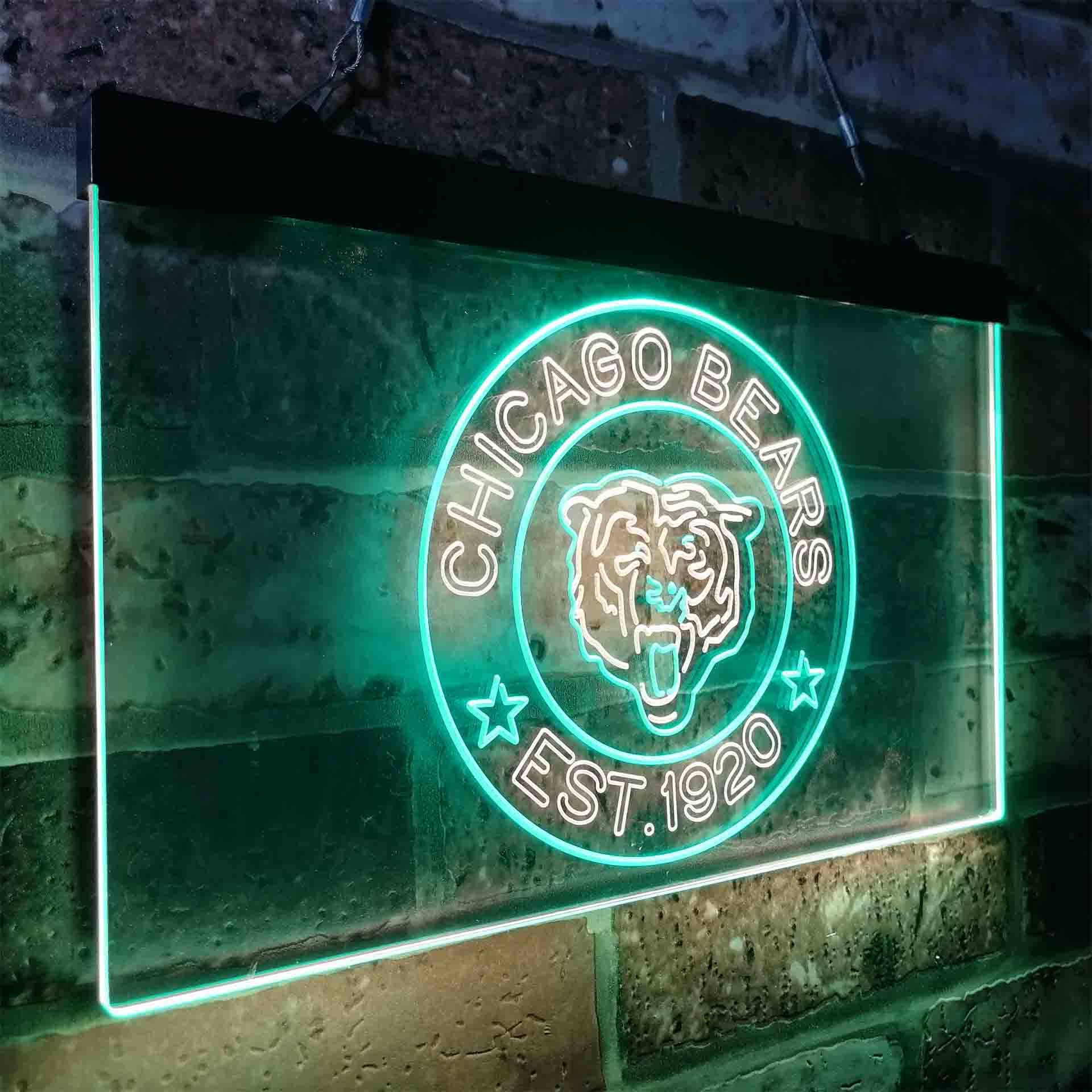 Personalized Chicago Bears Neon-Like LED Sign - Image 25