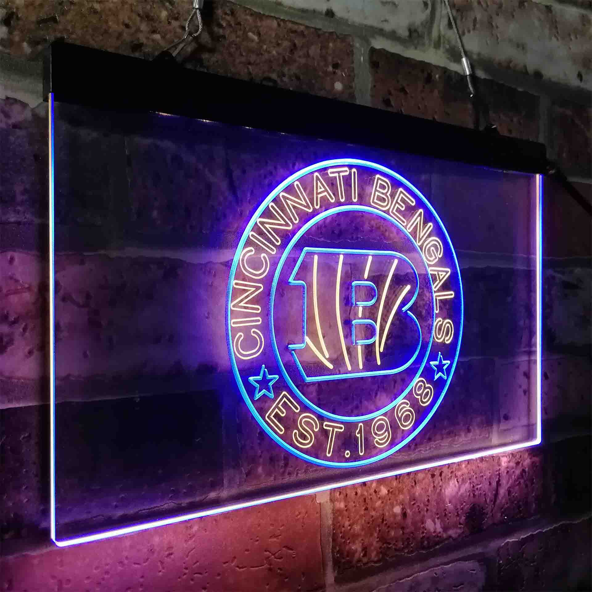 Personalized Cincinnati Bengals Neon-Like LED Sign - Image 23