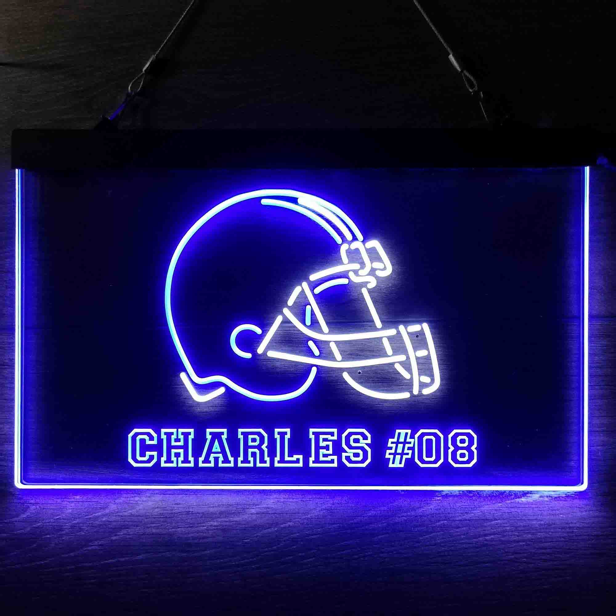 Personalized Cleveland Browns Team Number Neon-Like LED Sign - Image 11