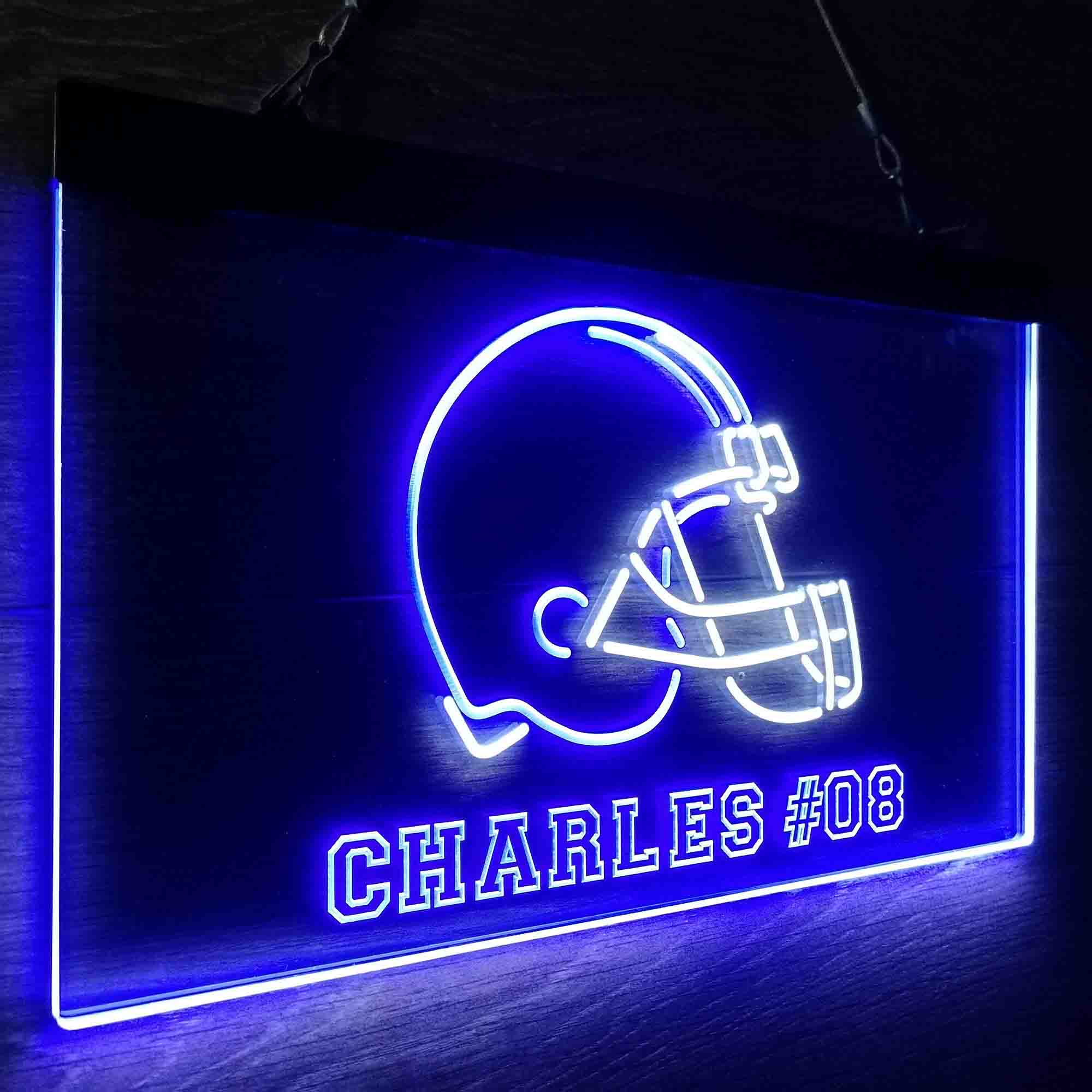 Personalized Cleveland Browns Team Number Neon-Like LED Sign - Image 24
