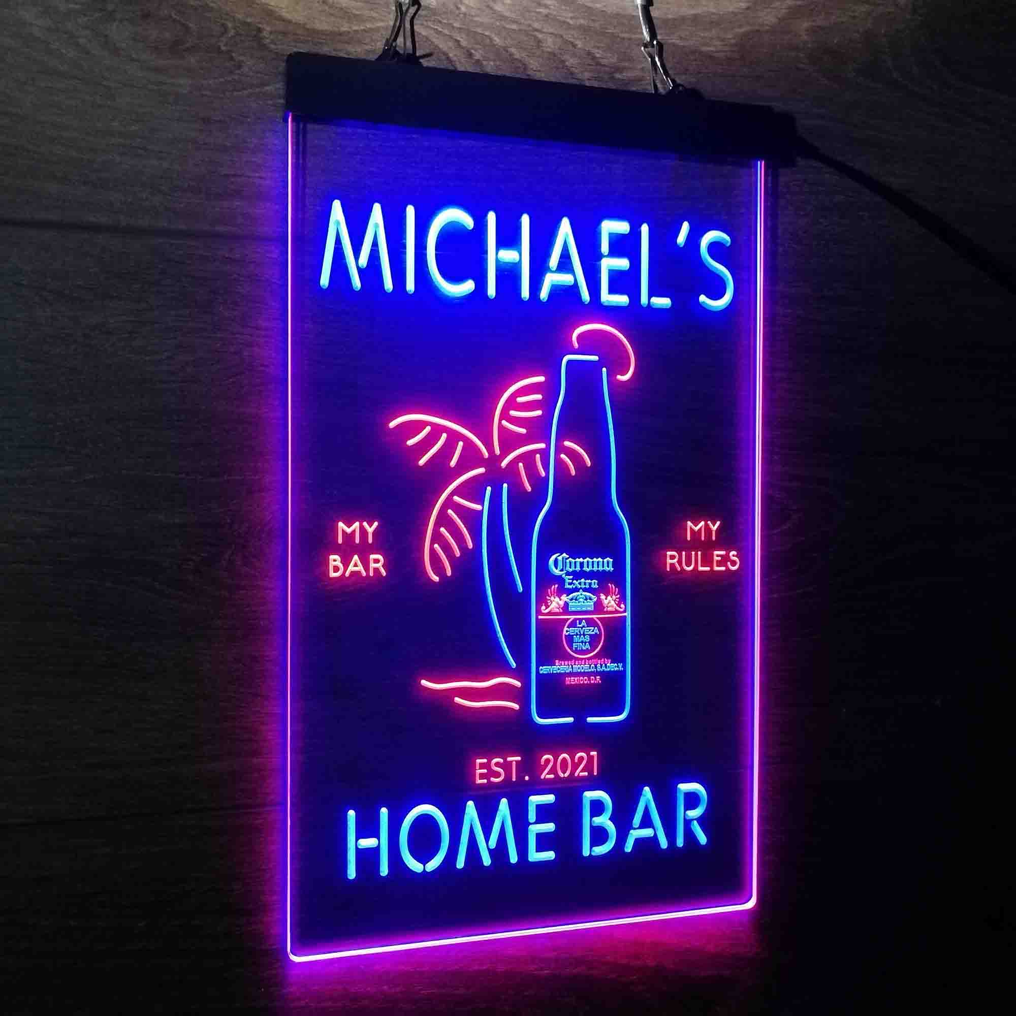 Personalized Corona Extra Palm Tree Neon LED Sign - Image 26