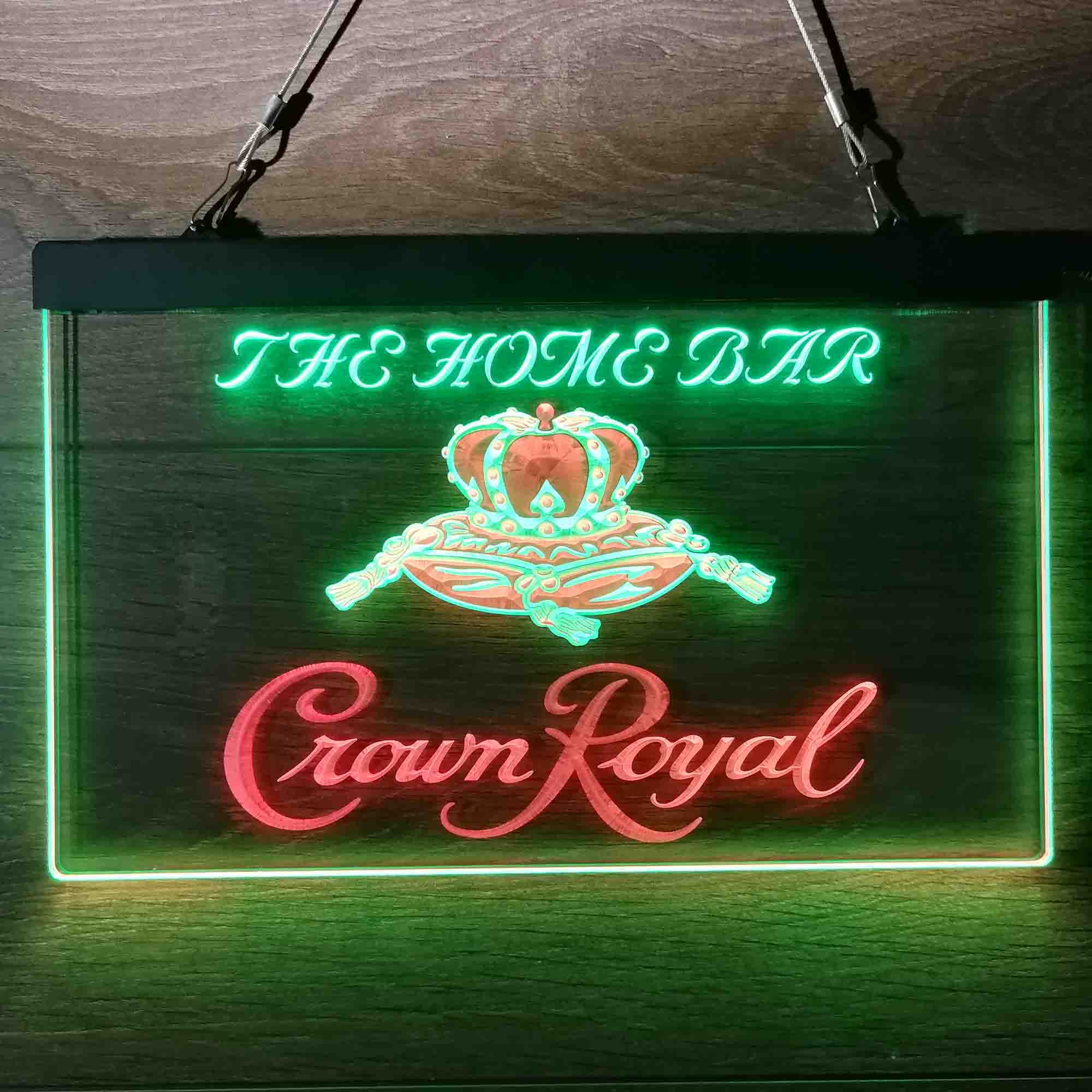 Personalized Crown Royal Beer Bar Neon-Like LED Sign - Custom Wall Decor Gift - Image 5