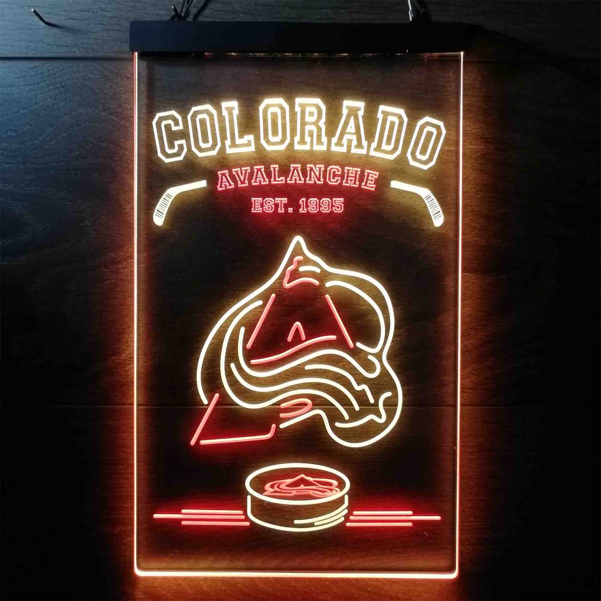 Personalized Colorado Avalanche Neon-Like LED Sign - Image 10