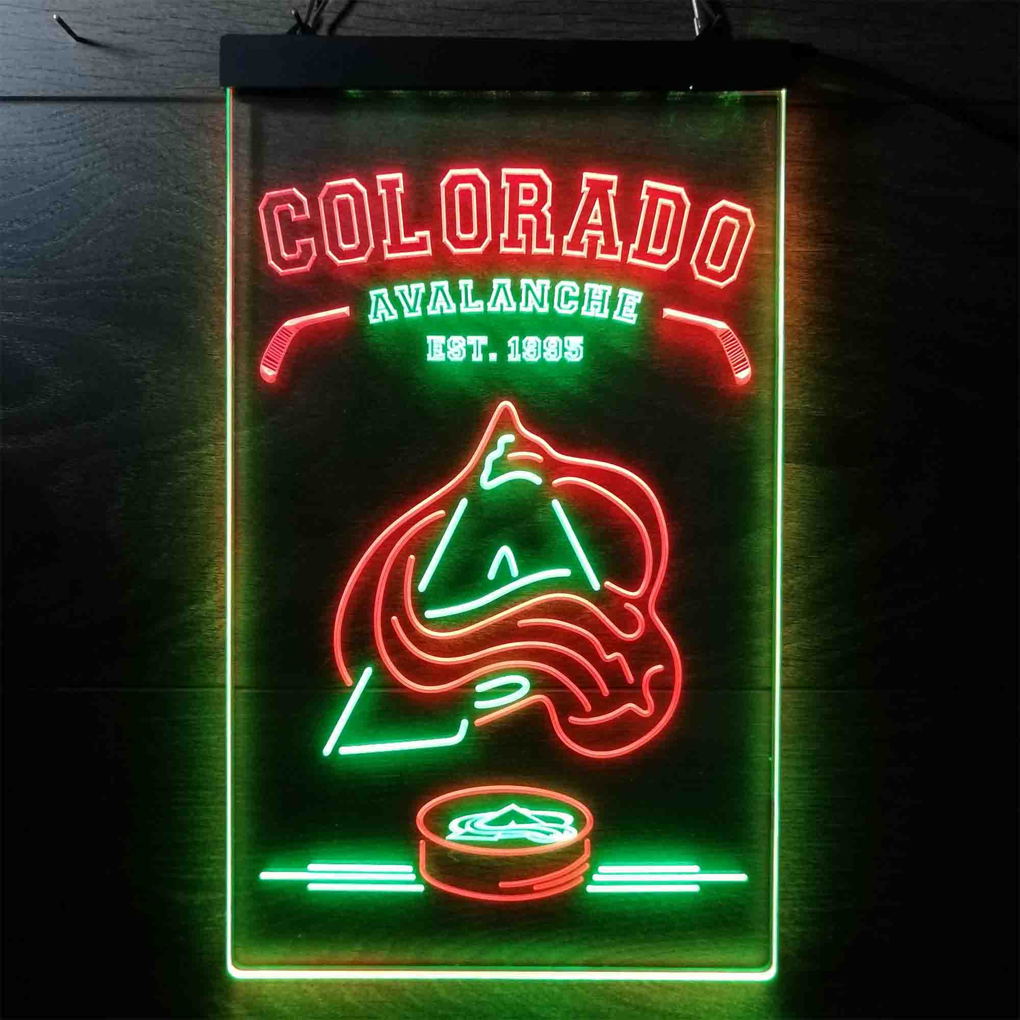 Personalized Colorado Avalanche Neon-Like LED Sign - Image 5